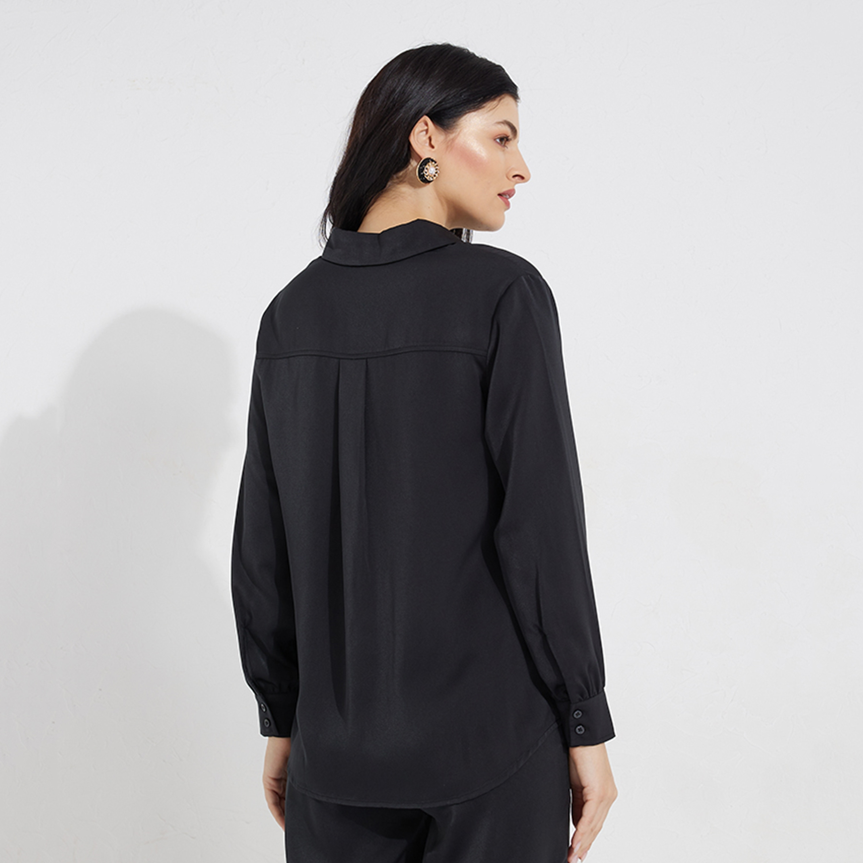 قميص نسائي بأكمام طويلة وياقة سادة من أيروبوستال-women-clothing-shirtsandblouses-shirts-image-4