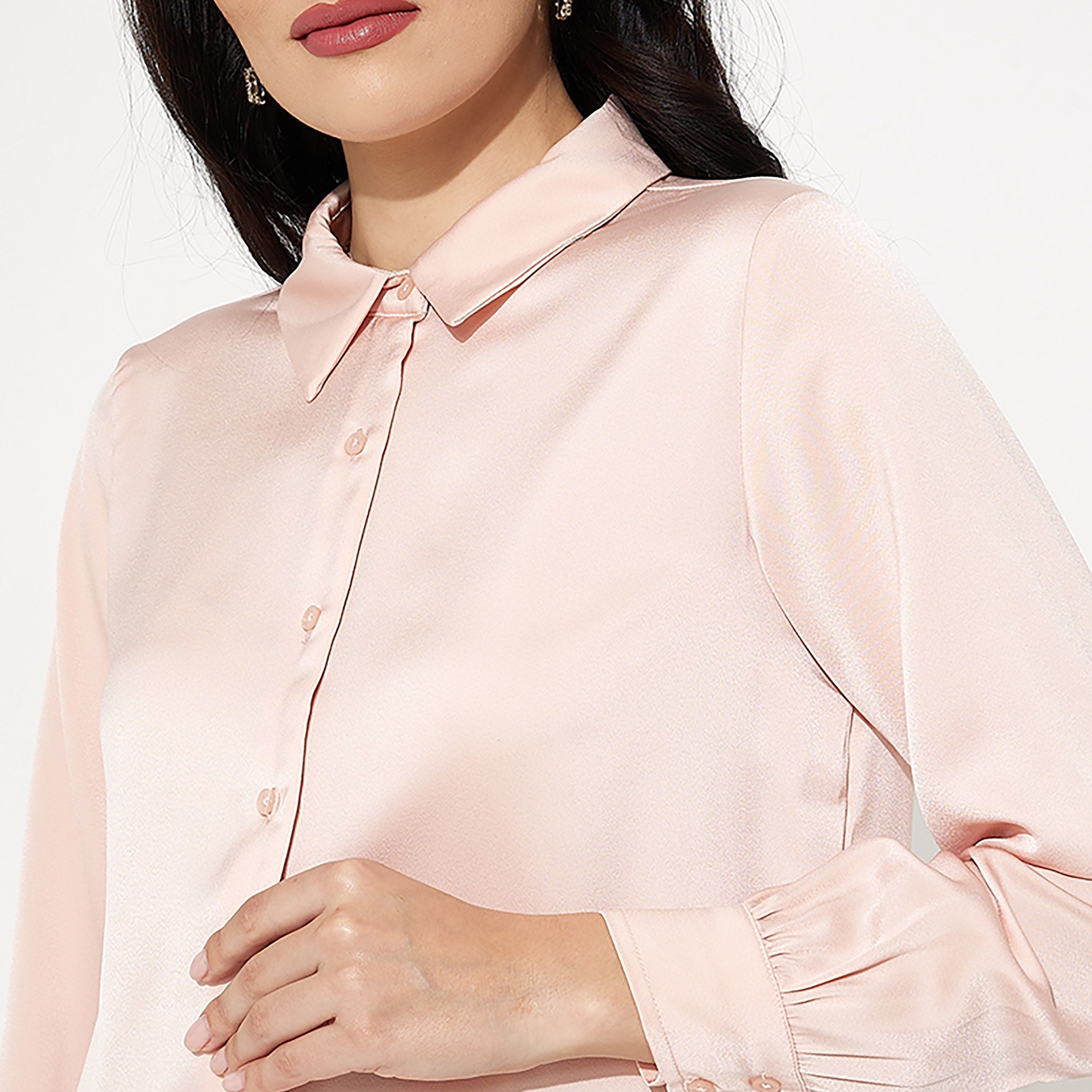 قميص نسائي بأكمام طويلة وياقة سادة من أيروبوستال-women-clothing-shirtsandblouses-shirts-image-7