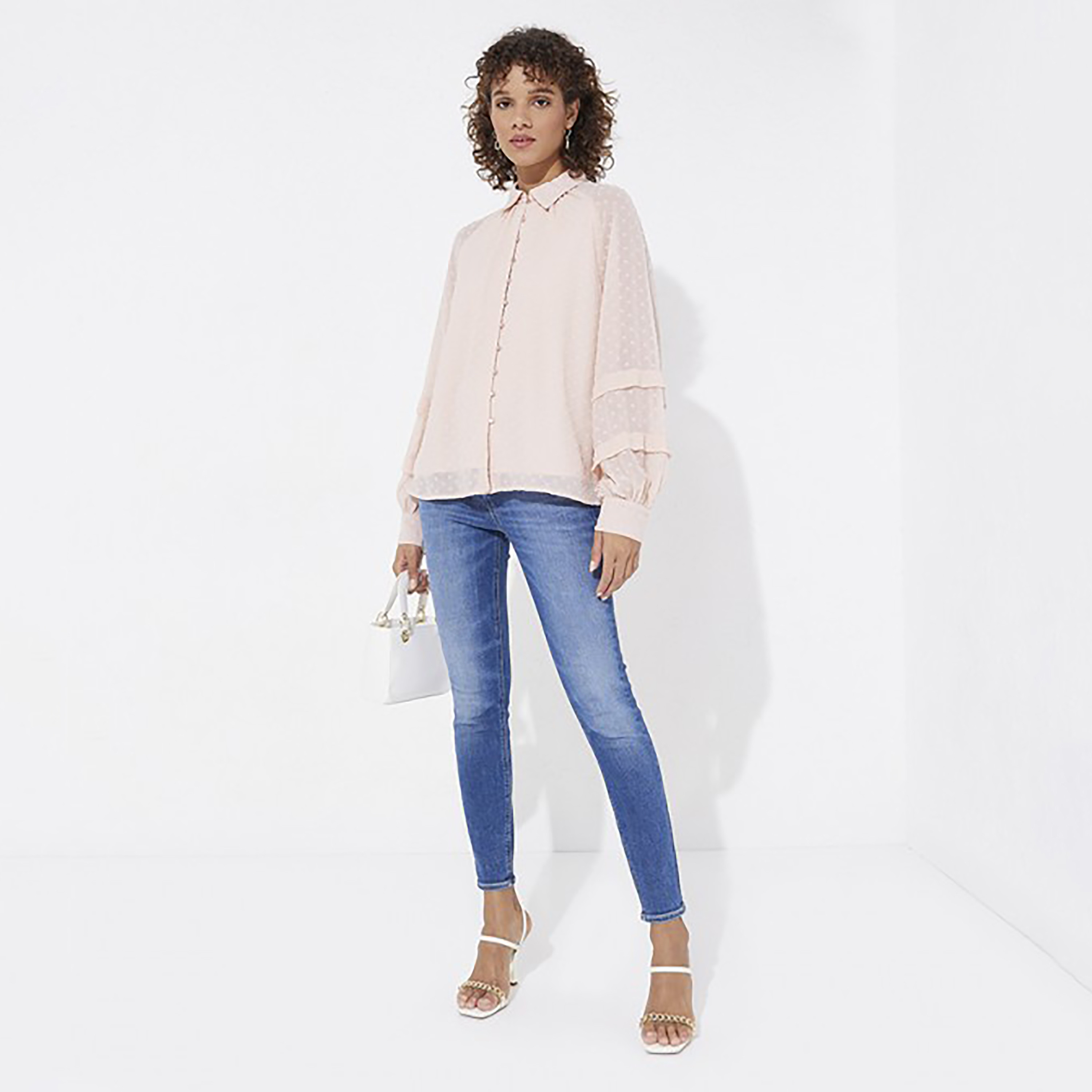 Aeropostale Self Design Collared Long Sleeves Top-women-clothing-shirtsandblouses-blouses-image-2