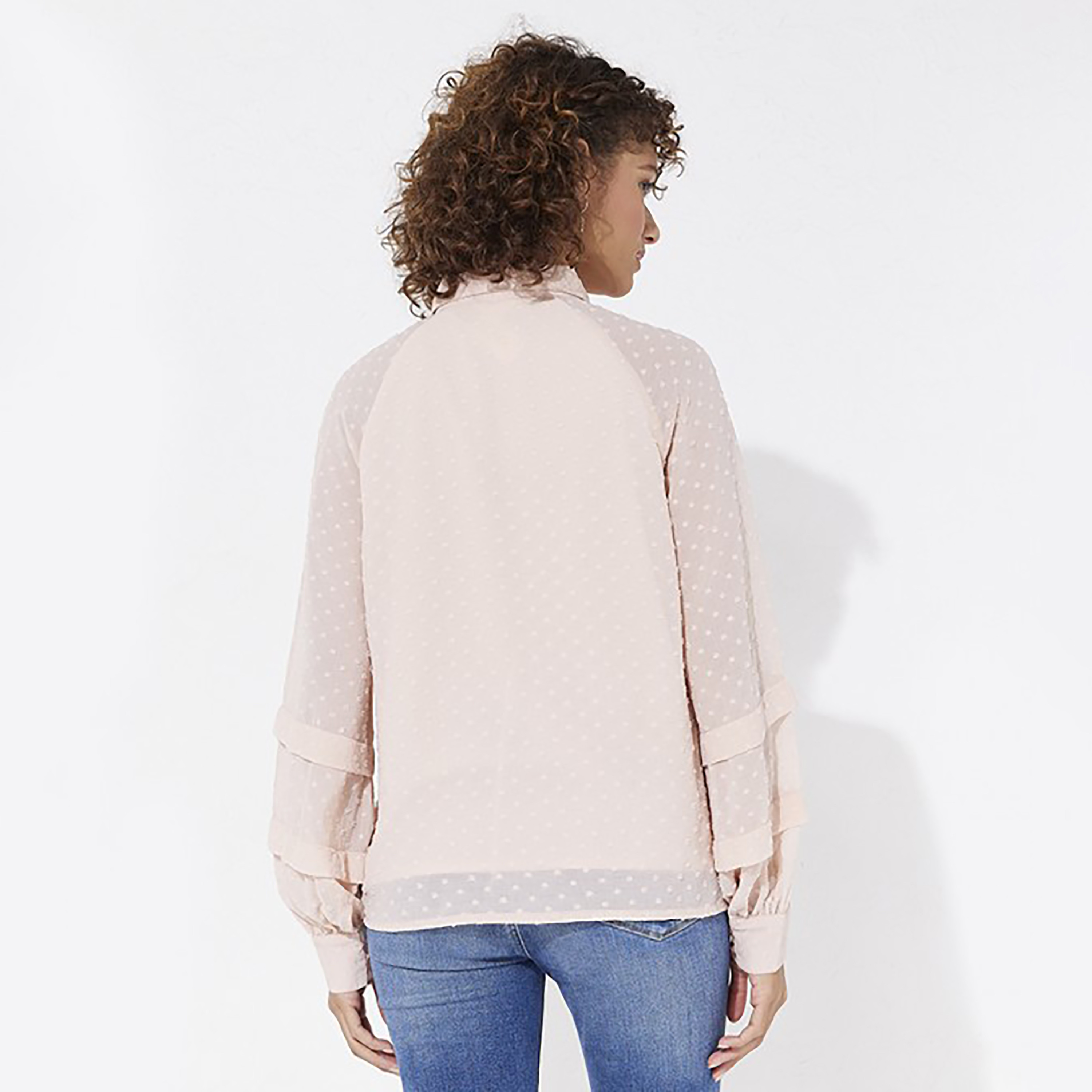 Aeropostale Self Design Collared Long Sleeves Top-women-clothing-shirtsandblouses-blouses-image-4