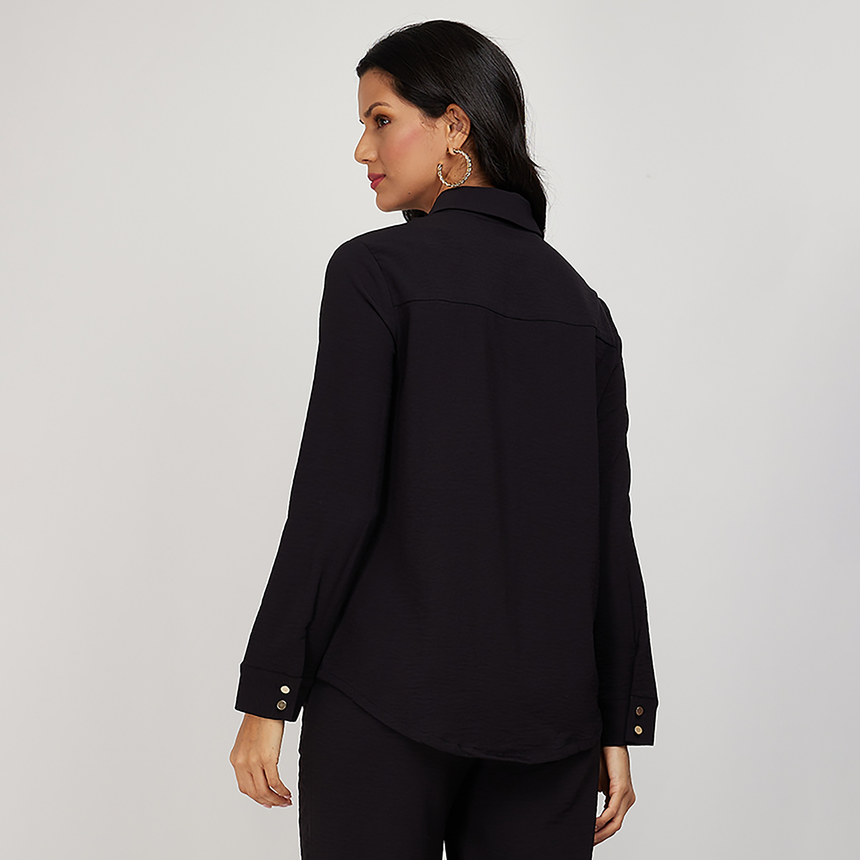Aeropostale Plain Collared Long Sleeves Shirt-women-clothing-shirtsandblouses-blouses-image-4