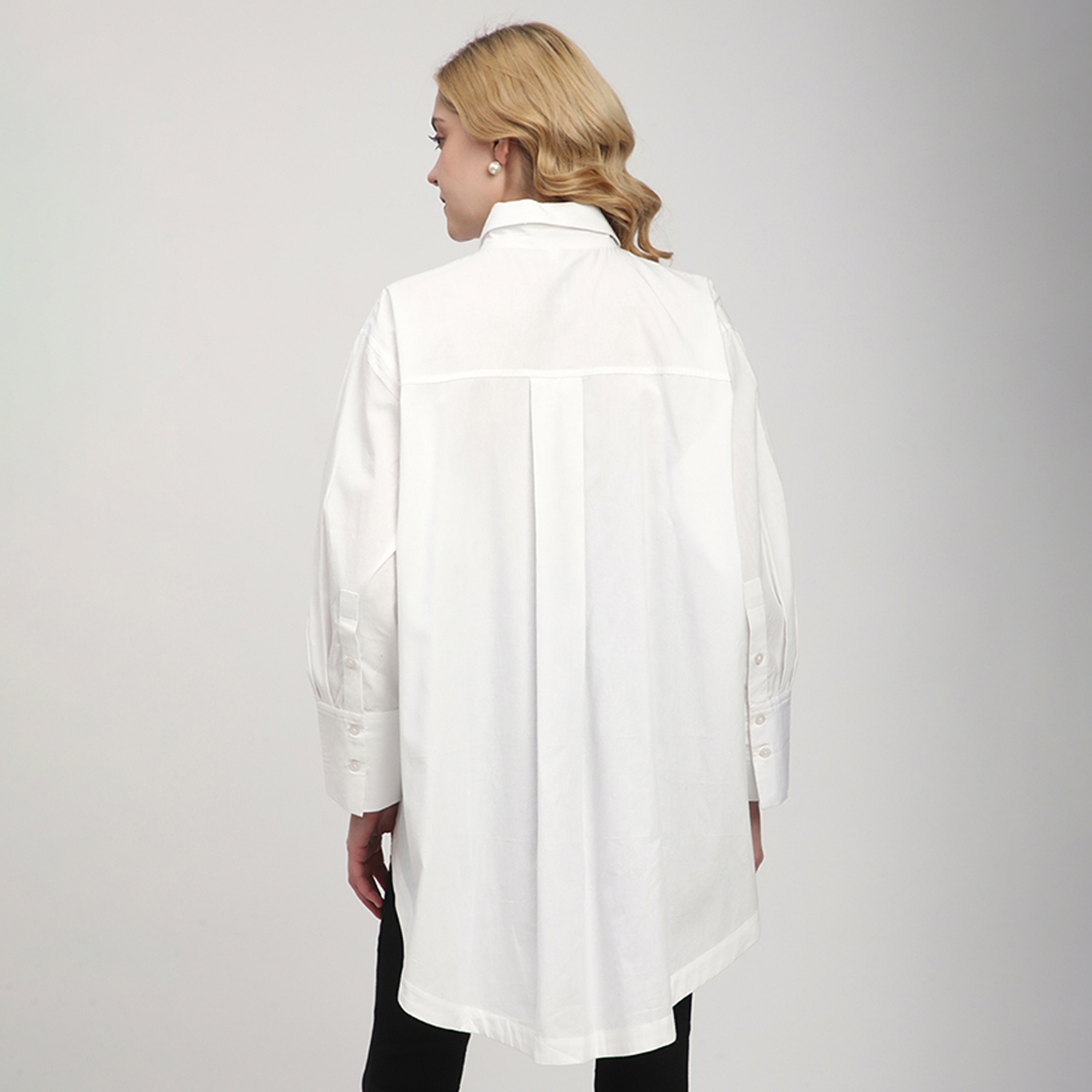 إيروبوستال - قميص  سادة بأكمام طويلة-women-clothing-shirtsandblouses-shirts-image-4