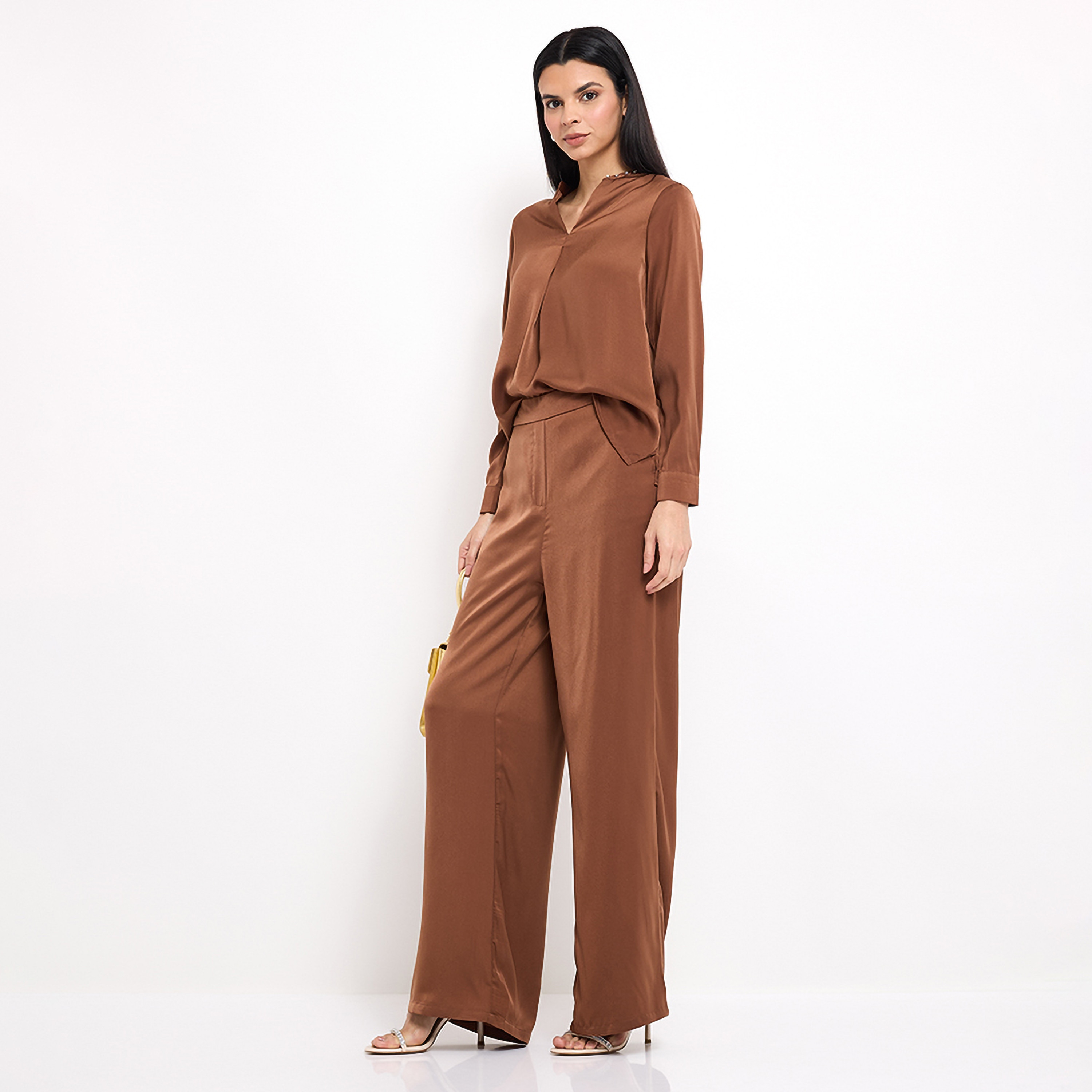Aeropostale Plain High-Rise Elasticated Women's Trousers-women-clothing-bottoms-trousers-image-6