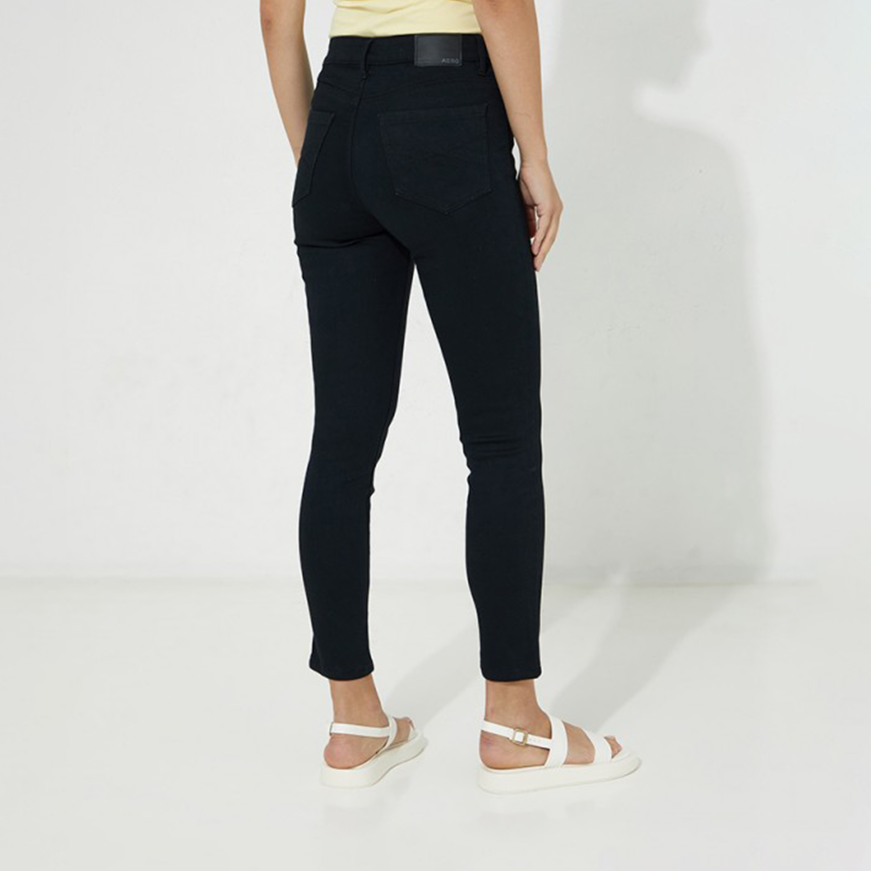 Aeropostale Women's Skinny Fit Mid-Rise Denim with Black Wash-women-clothing-bottoms-jeans-image-2