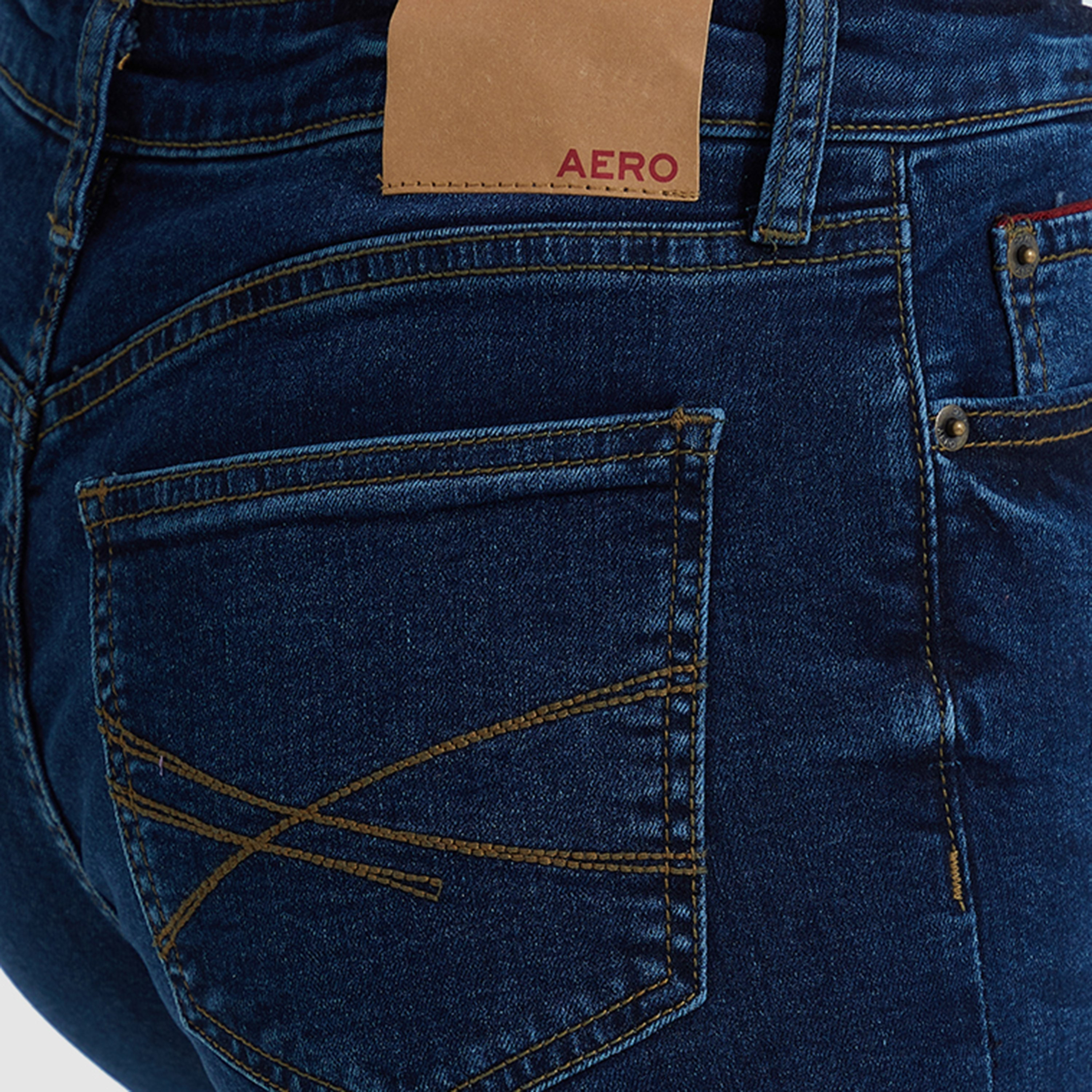 بنطلون جينز نسائي ذو خصر متوسط وسحّاب وأزرار داكنة اللون من أيروبوستال-women-clothing-bottoms-jeans-image-3
