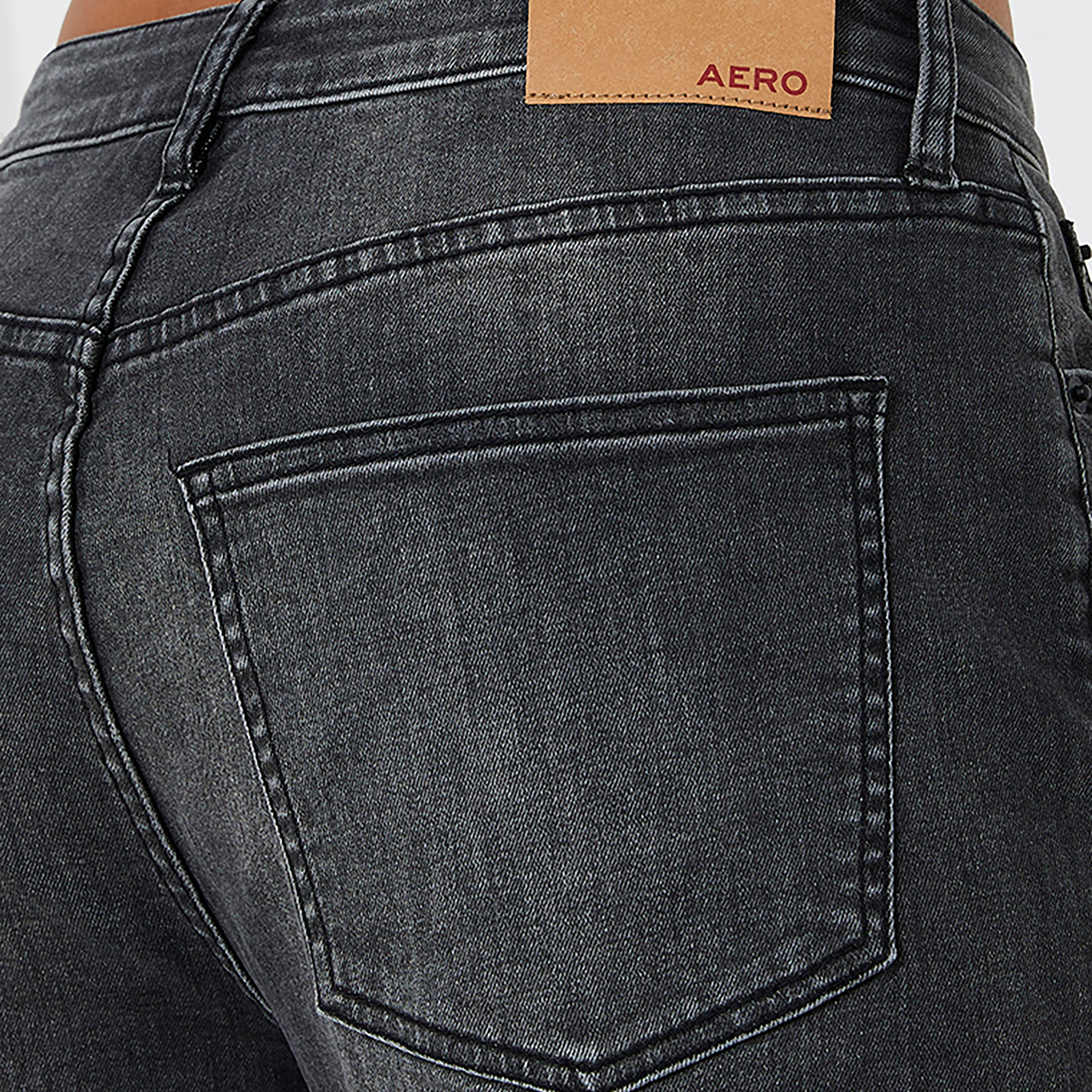 Aeropostale Plain Mid-Rise Button and Zip Fly Women's Jeans-women-clothing-bottoms-jeans-image-3