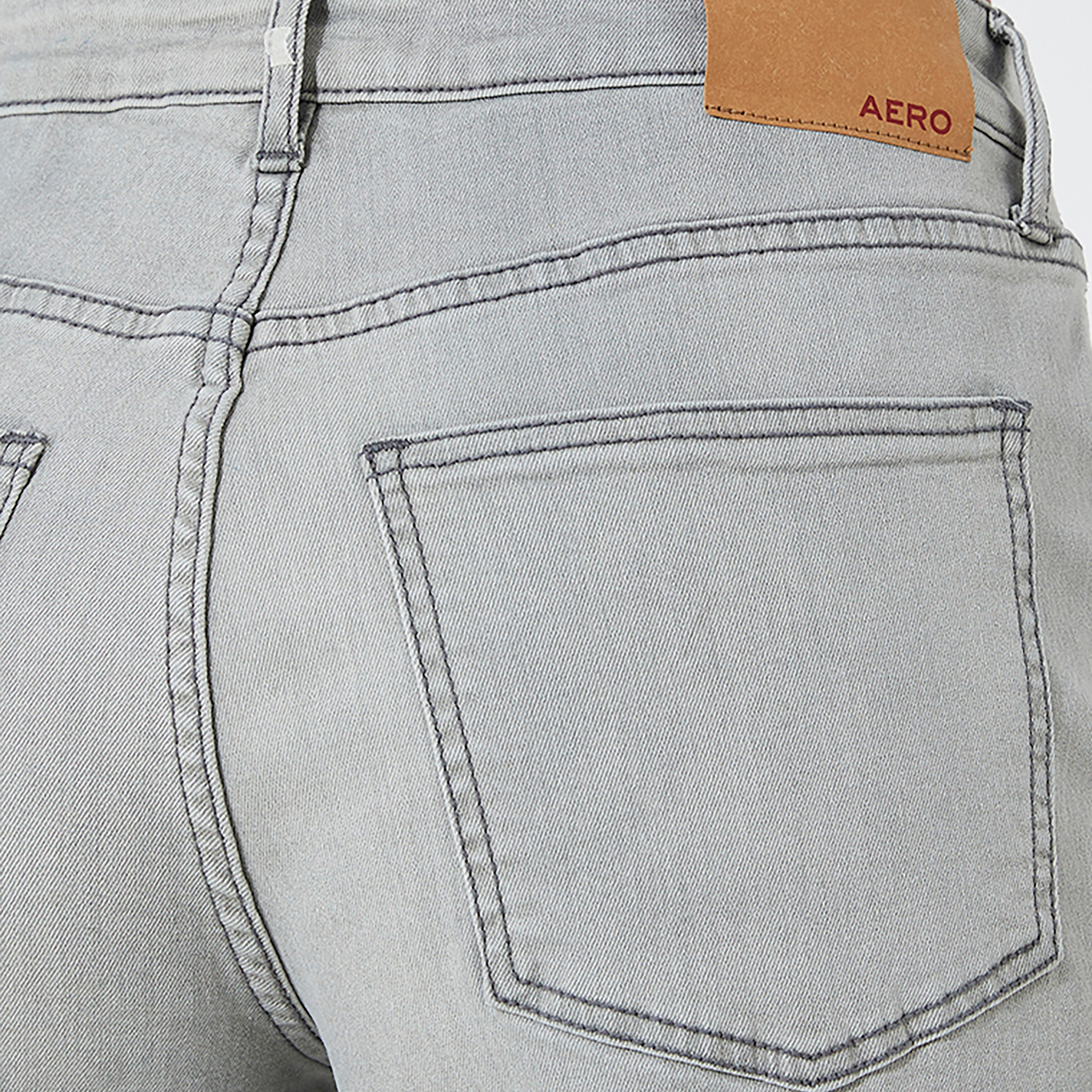 بنطلون جينز نسائي سادة بخصر متوسط وسحاب وأزرار من أيروبوستال-women-clothing-bottoms-jeans-image-11