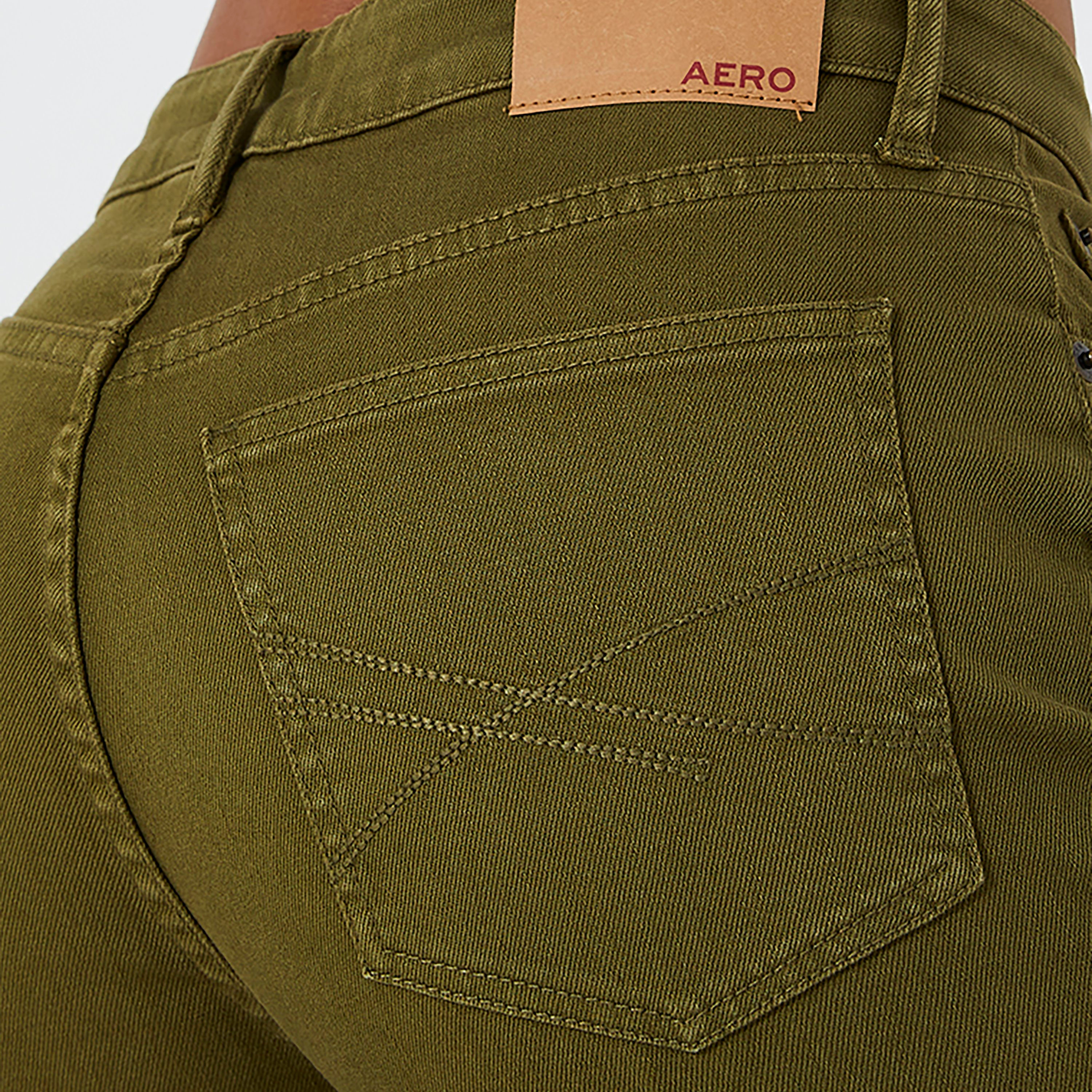 Aeropostale Plain Mid-Rise Button and Zip Fly Women's Jeans-women-clothing-bottoms-jeans-image-3