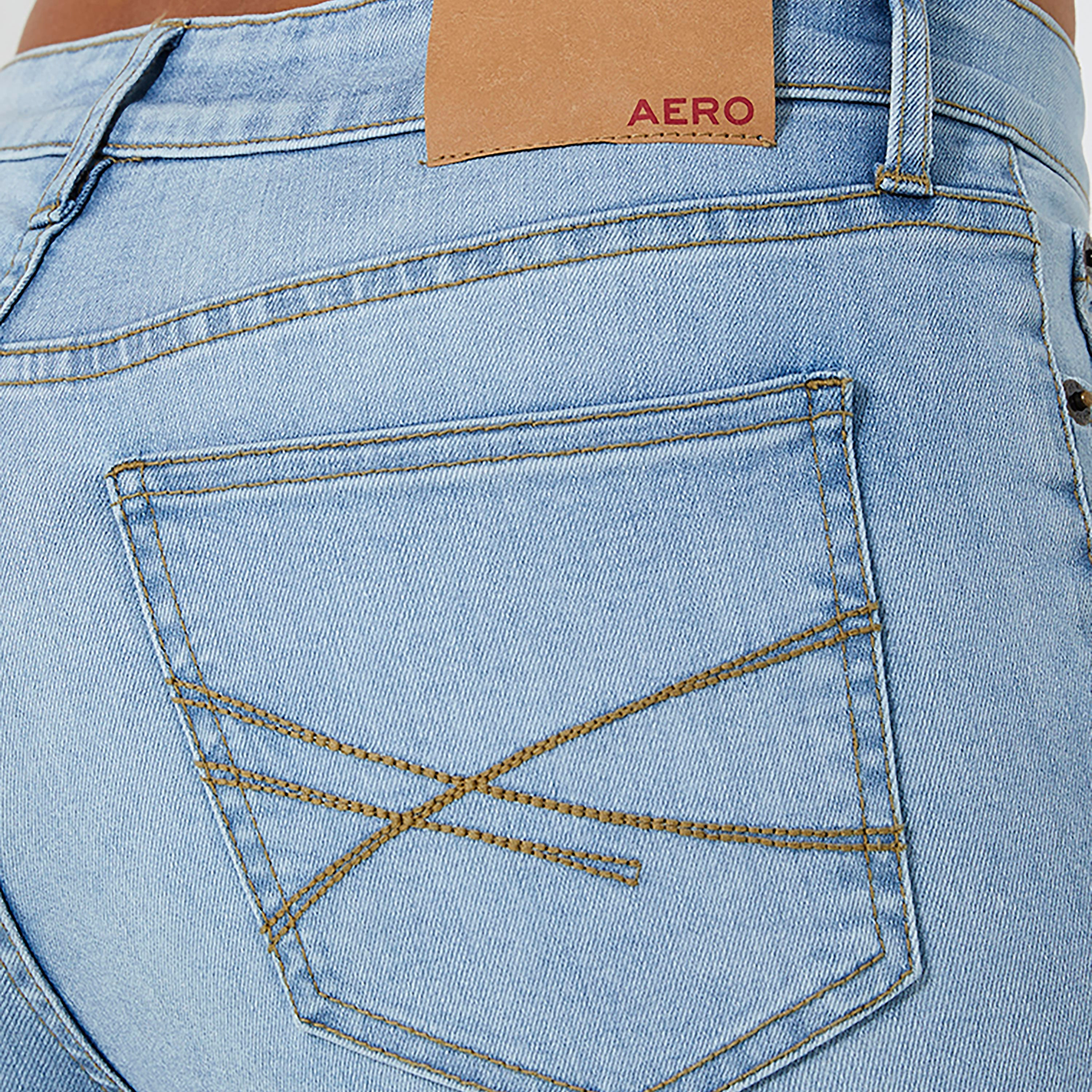 بنطلون جينز نسائي ذو خصر متوسط وسحّاب وأزرار داكنة اللون من أيروبوستال-women-clothing-bottoms-jeans-image-7
