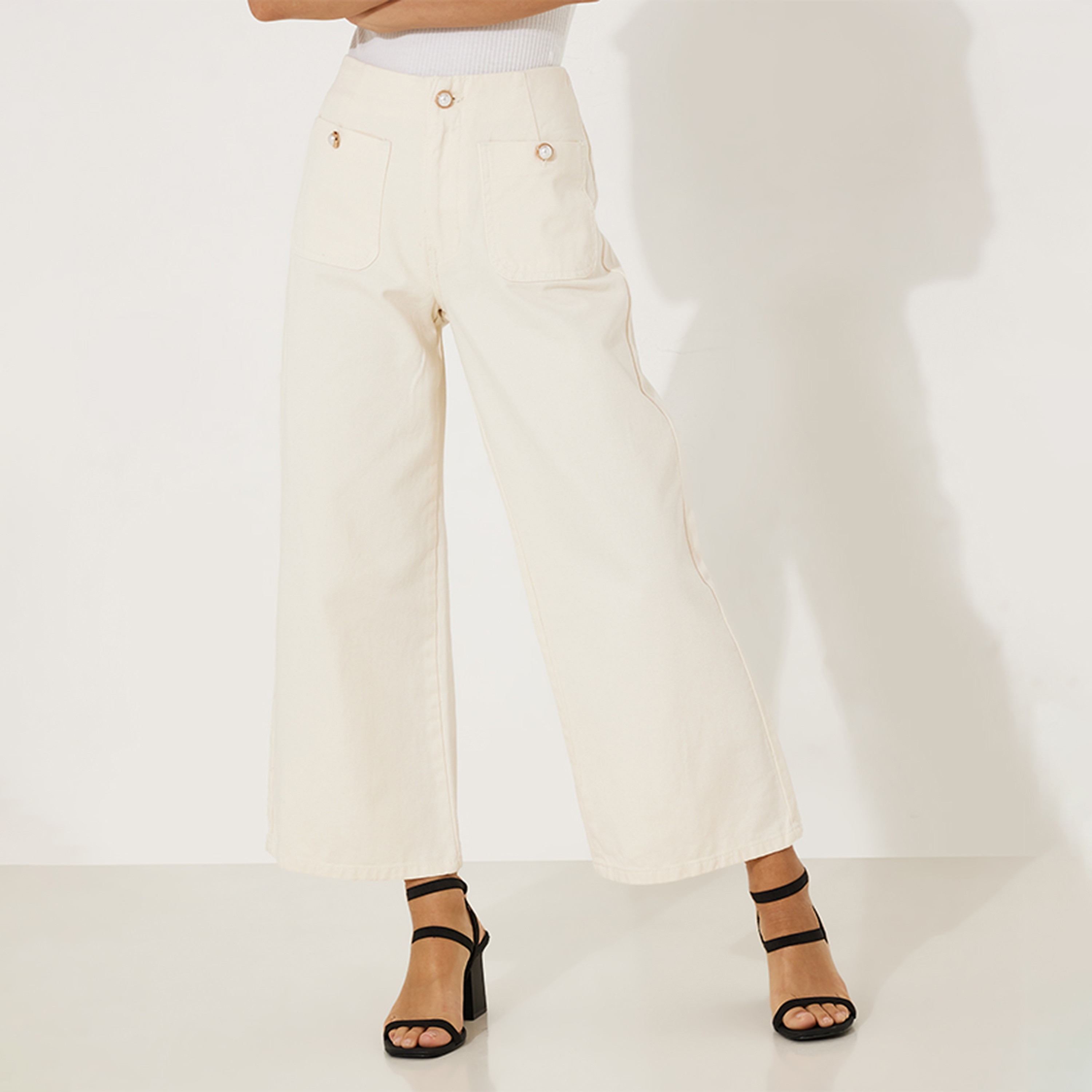 Aeropostale Plain High-Rise Button and Zip Fly Women's Jeans-women-clothing-bottoms-jeans-image-1