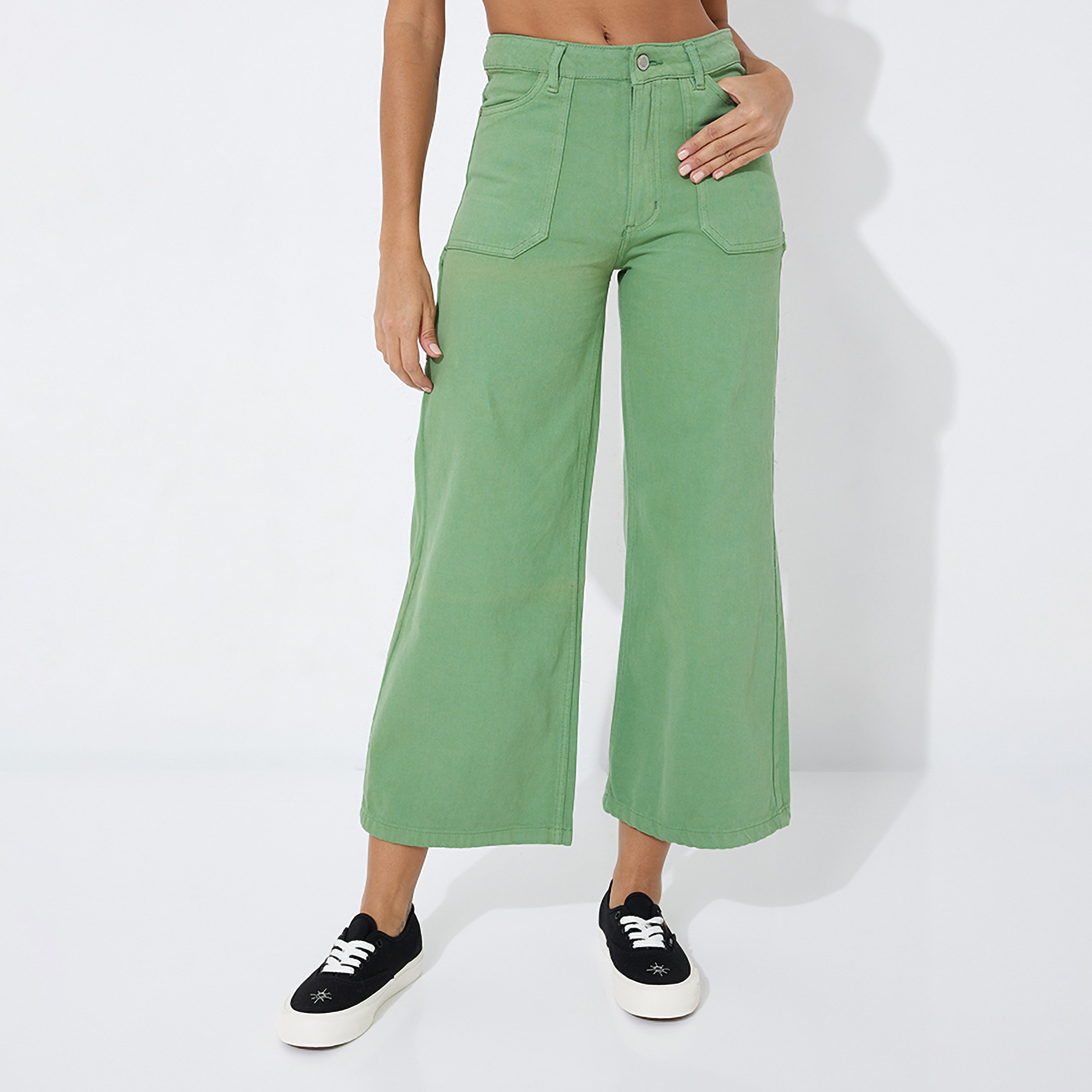Aeropostale Women's Wide Leg Mid-Rise Denim-women-clothing-bottoms-jeans-image-5