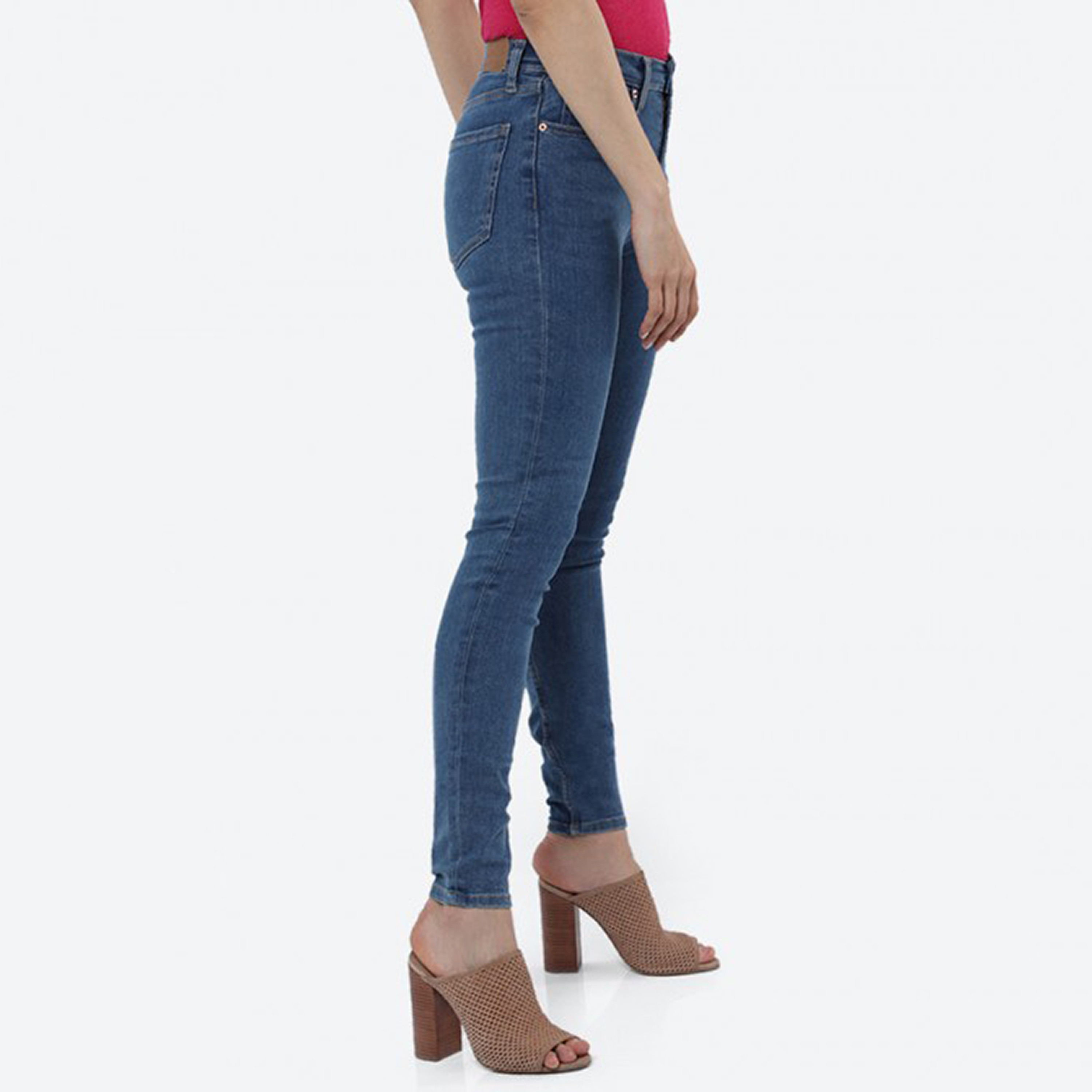 Aeropostale Plain Mid Rise 5 Pockets Women's Jeans-women-clothing-bottoms-jeans-image-3