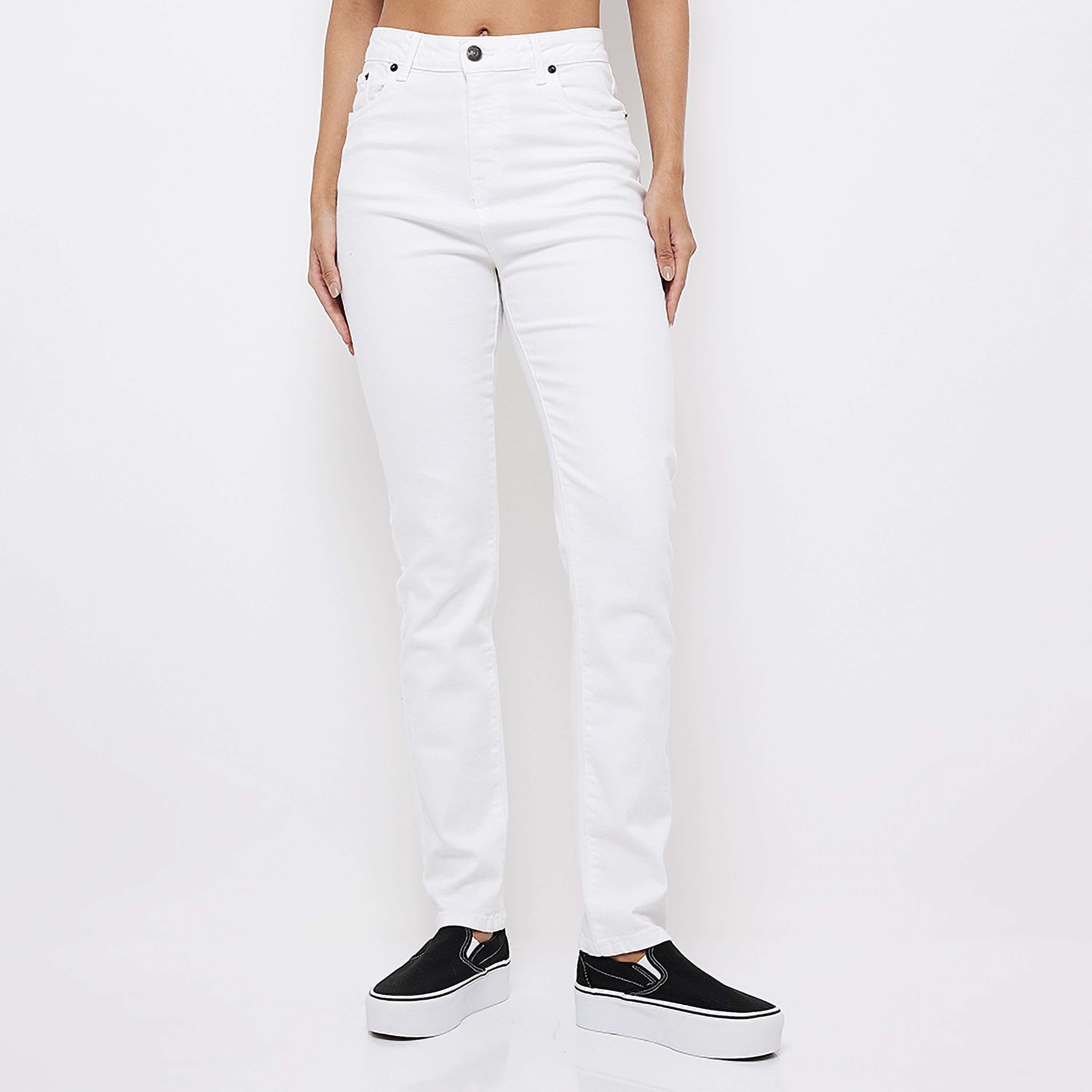 Aeropostale Plain High-Rise Button and Zip Fly Women's Jeans-women-clothing-bottoms-jeans-image-1
