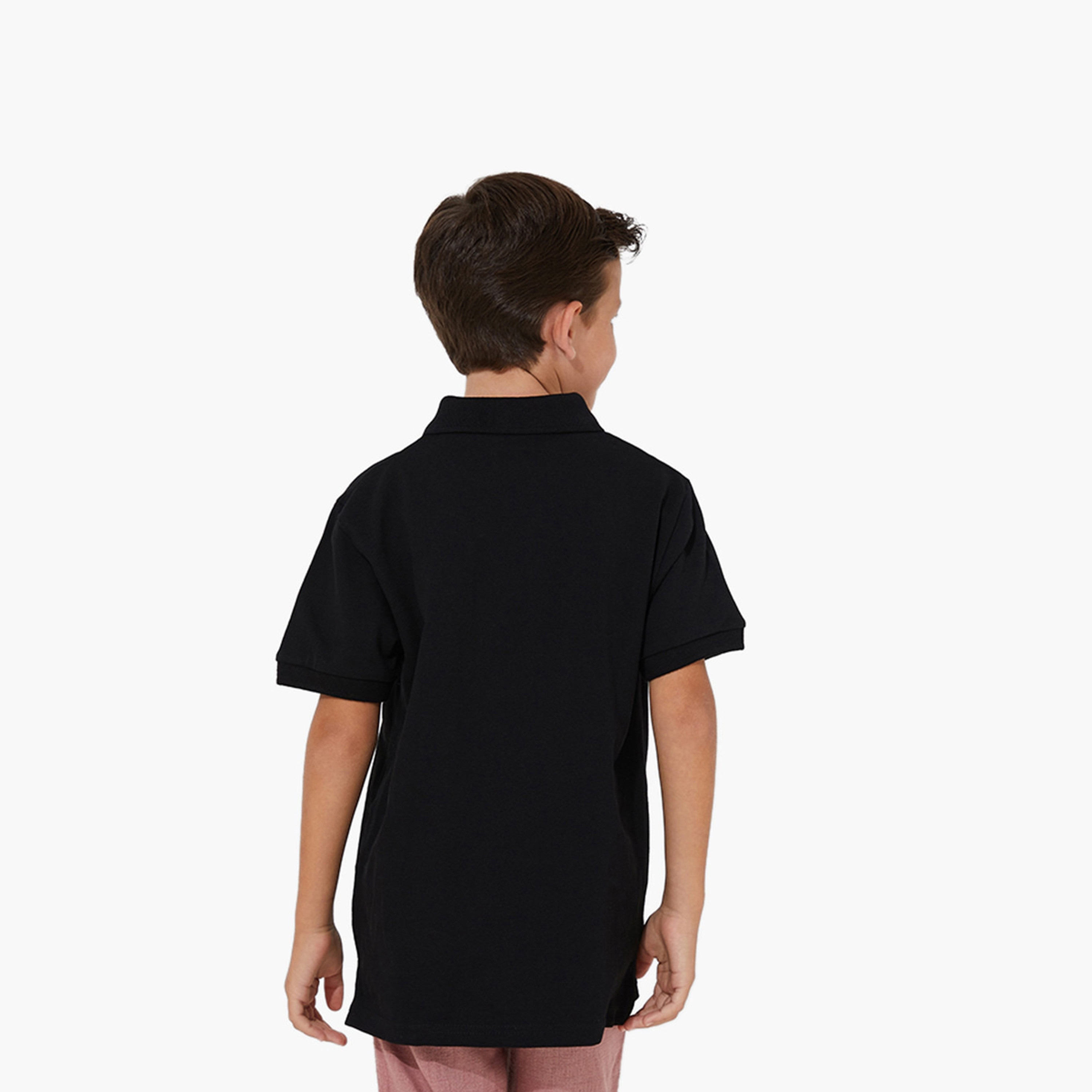 تيشيرت بولو سادة بأكمام قصيرة من إيرو كيدز- طقم من قطعتين-boys-clothing-tshirtsandpolos-image-4