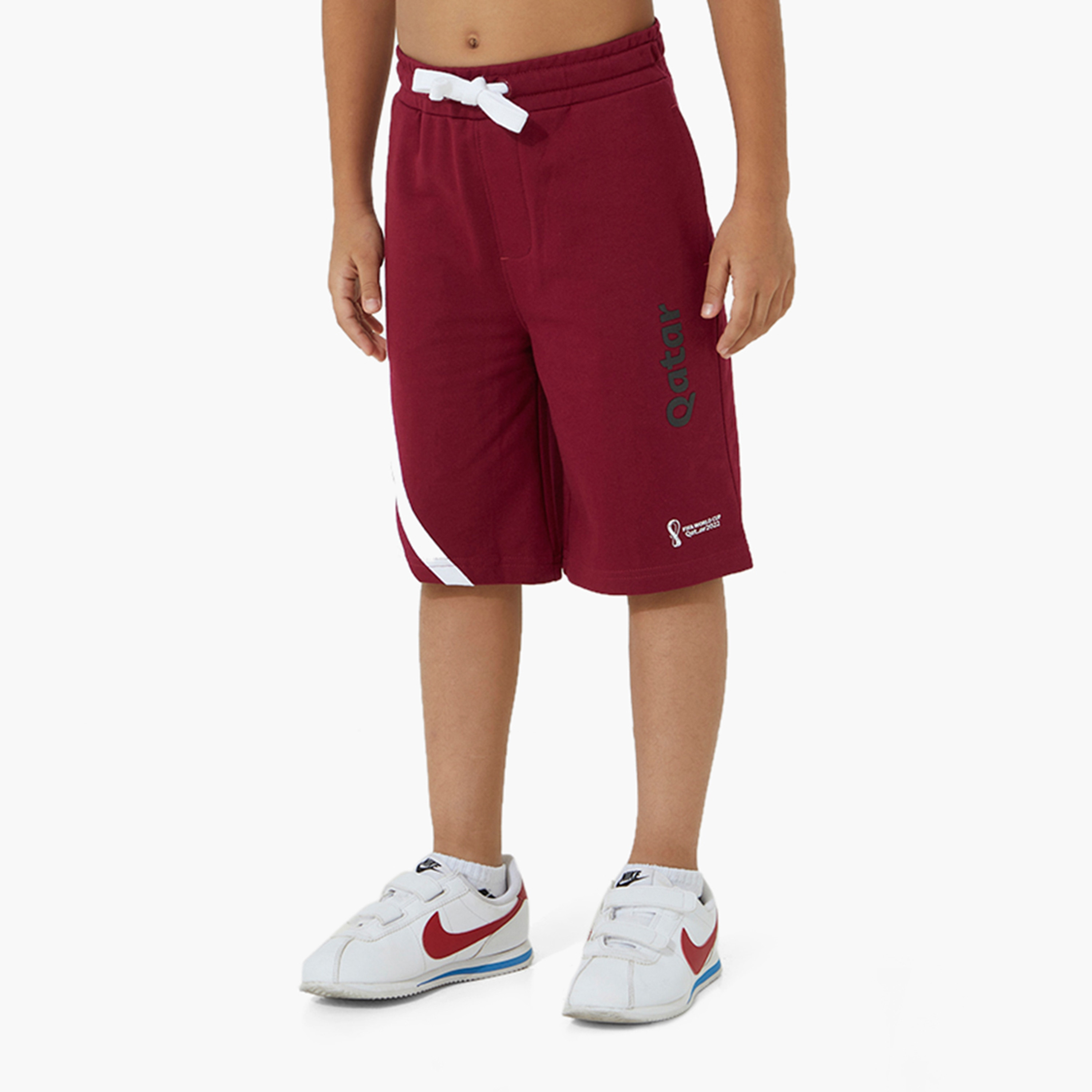 Aeropostale FIFA 2022 Qatar Country Print Shorts with Drawstring Closure-sports-boys-clothing-bottoms-image-1