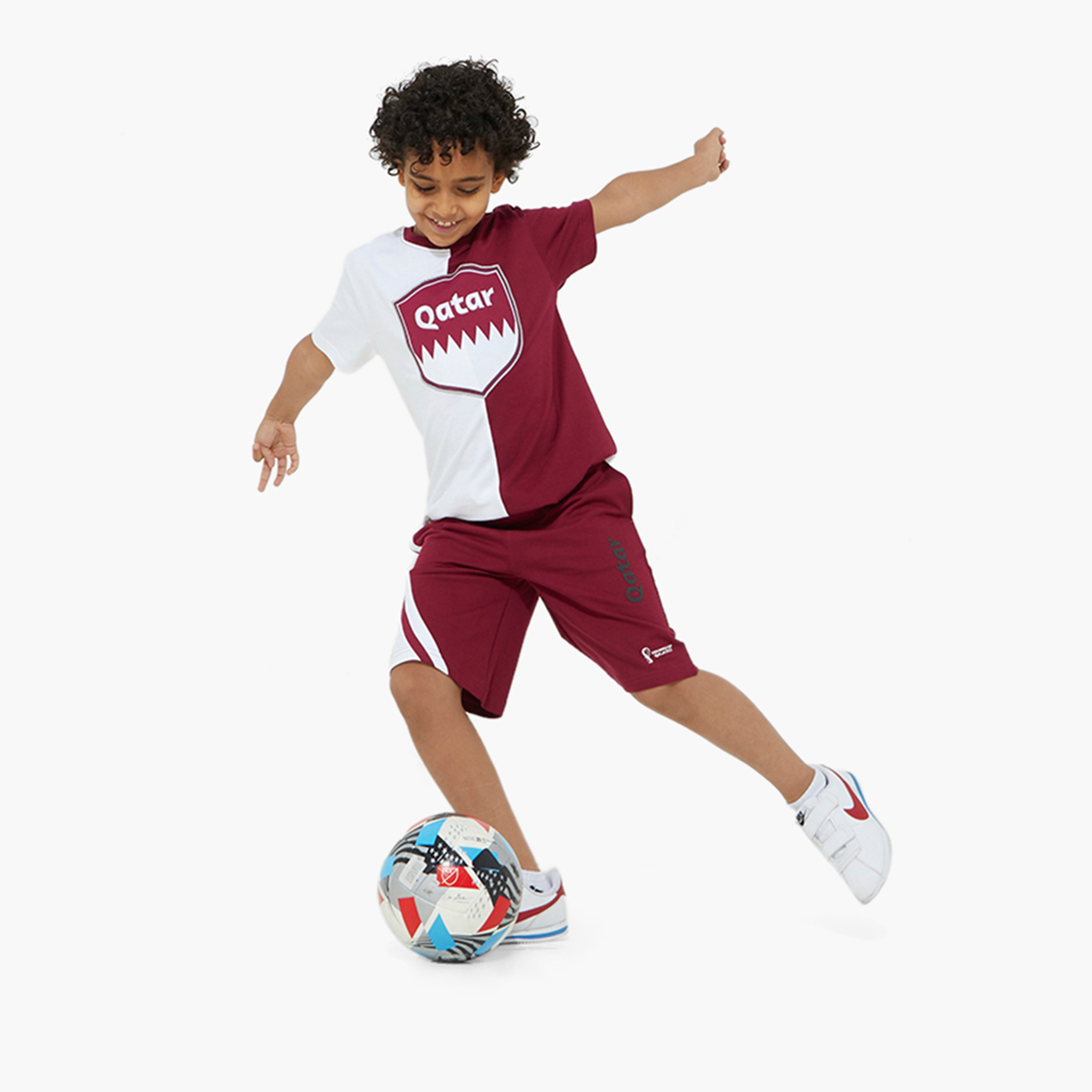 Aeropostale FIFA 2022 Qatar Country Print Shorts with Drawstring Closure-sports-boys-clothing-bottoms-image-4
