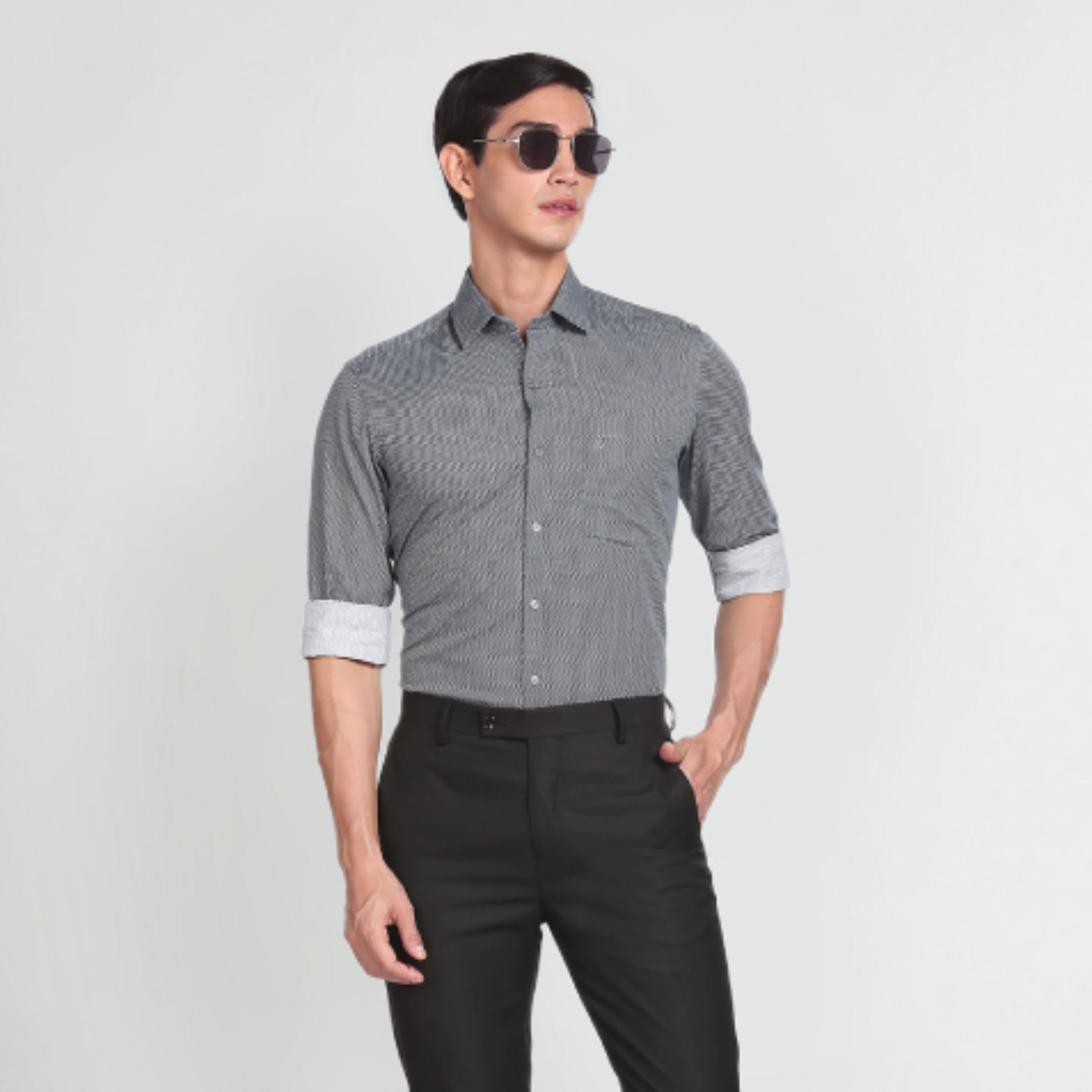 Dark shop grey shirt