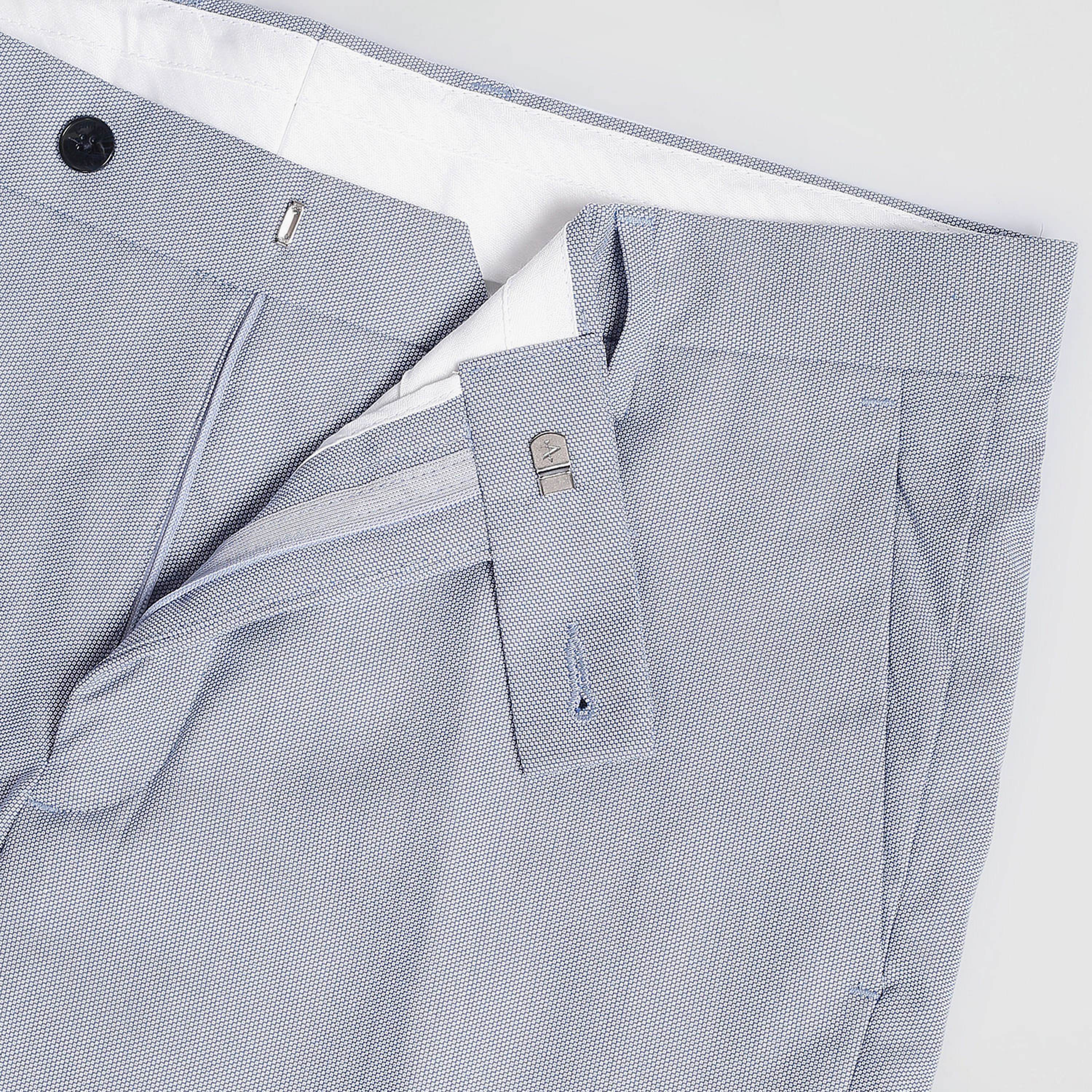 بنطلون فارمل مع تيلارد فت بلون ازرق فاتح من أرو-men-clothing-bottoms-trousersandchinos-trousers-image-4
