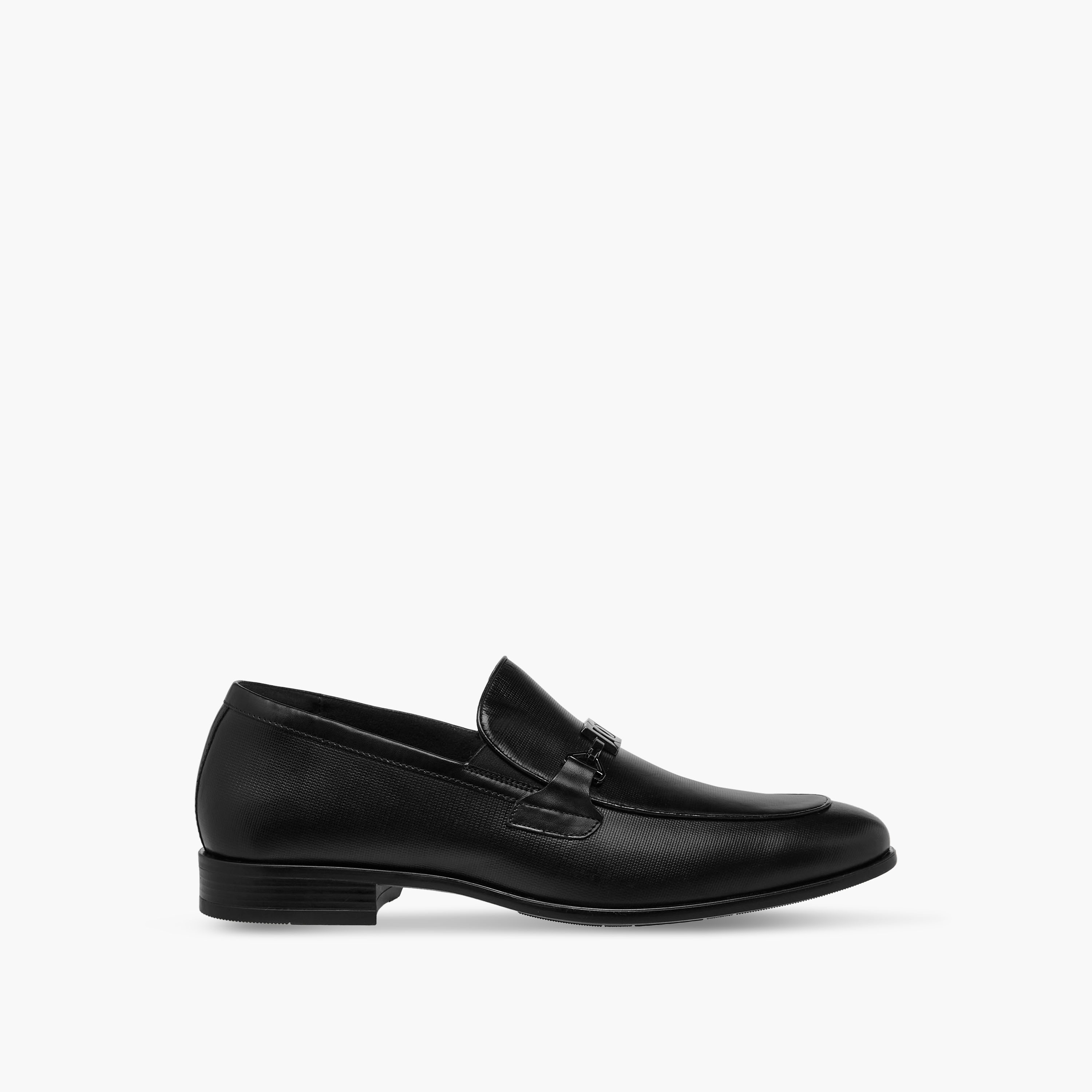 Duchini Men's Leather Metal Accent Slip-On Loafers-men-shoes-loafersandmoccasins-image-3