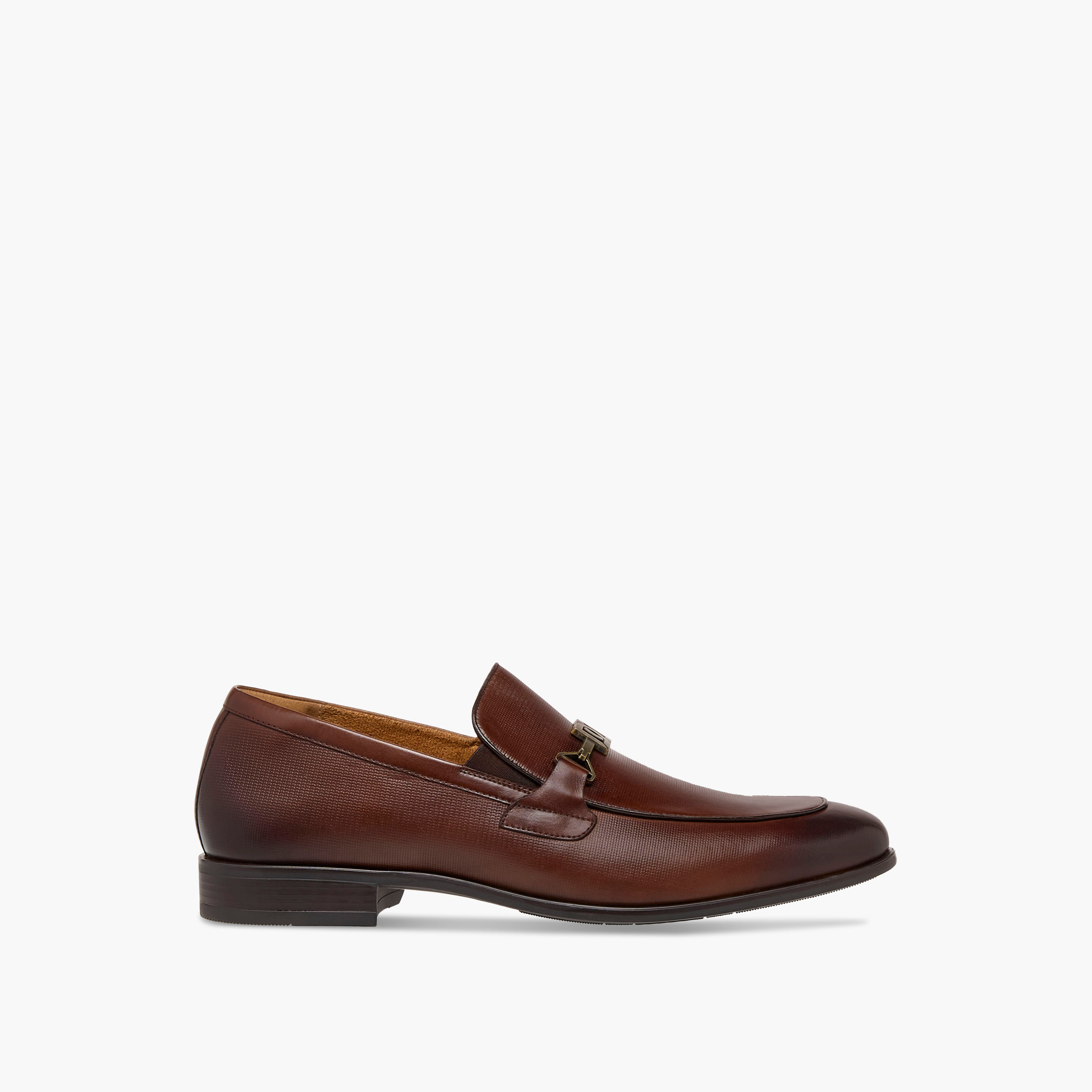 Duchini Men's Leather Metal Accent Slip-On Loafers-men-shoes-loafersandmoccasins-image-3