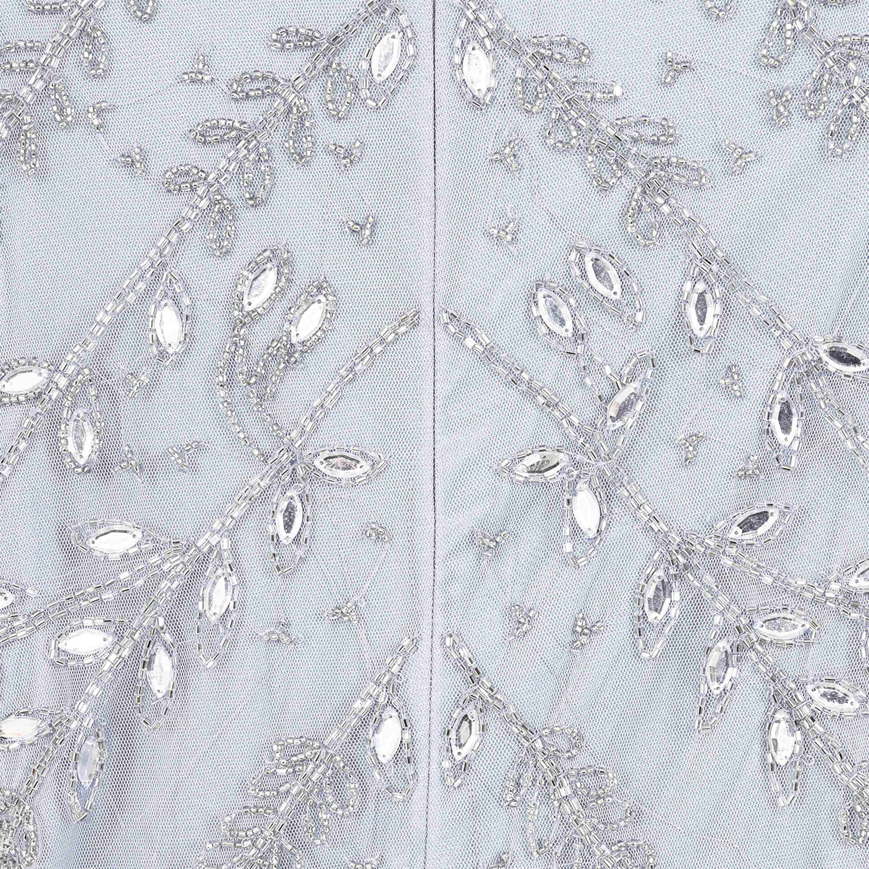 Amelia Rose Ice Blue Beaded & Crystal Puff Sleeves Evening Women's Dress-women-clothing-dresses-image-6
