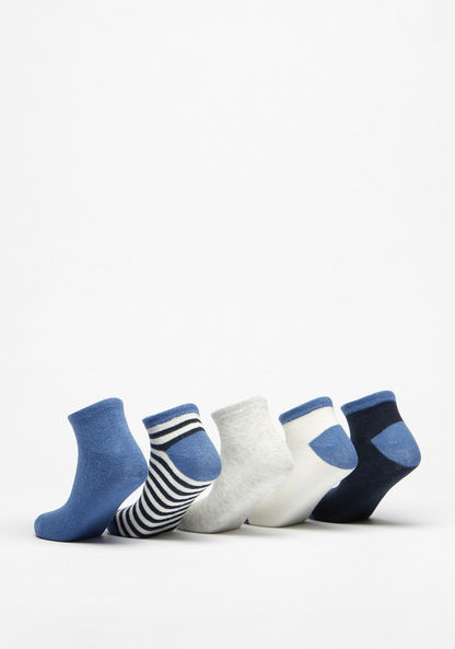Set of 5 - Assorted Ankle Length Socks-Boy%27s Socks-image-2