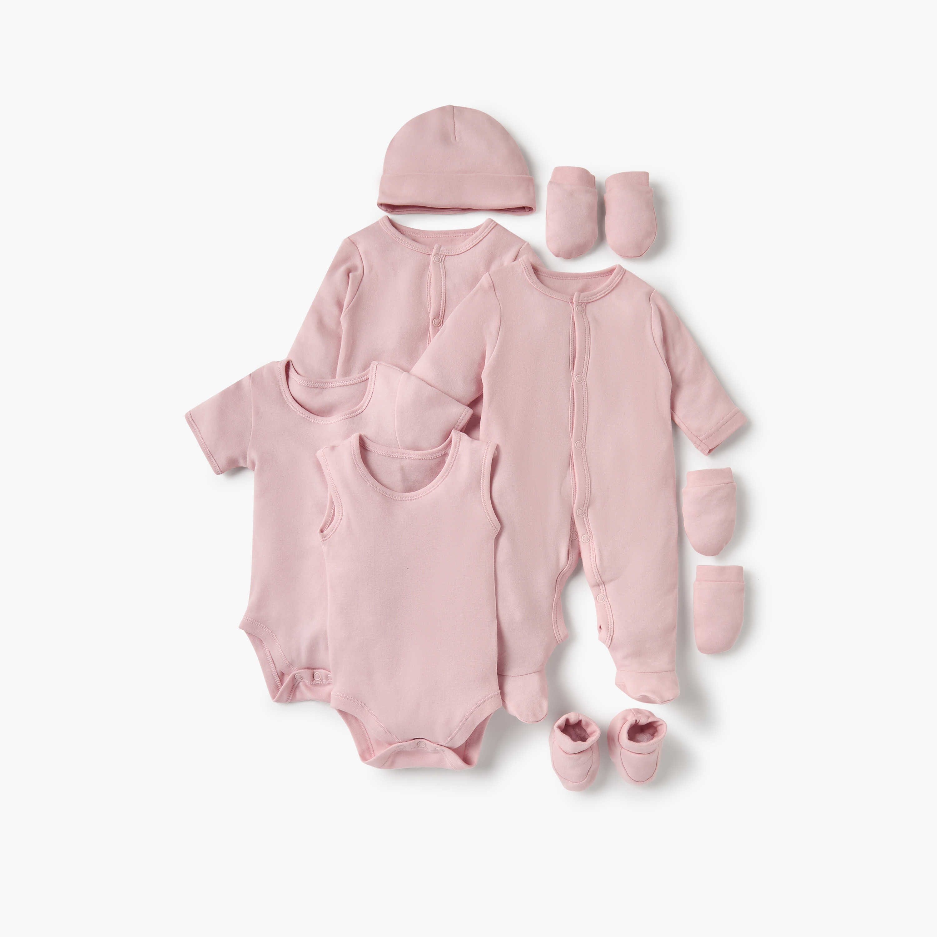 Juniors Solid 8-piece Apparel  Set-baby-girls-clothing-setsandcoords-image-1