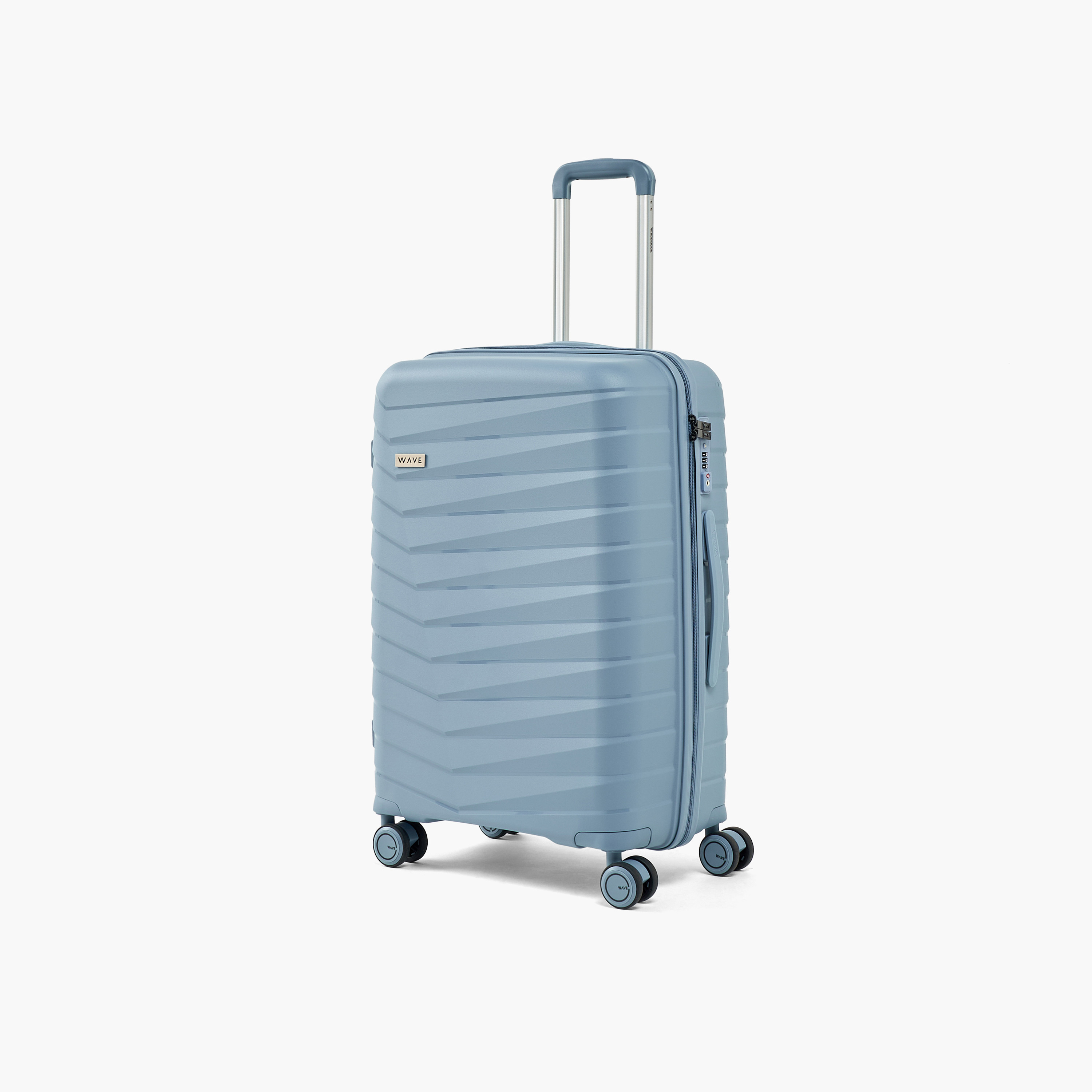 WAVE Textured Hardcase Trolley Bag with Retractable Handle - Set of 3-travel-luggagesandbags-luggage-image-3