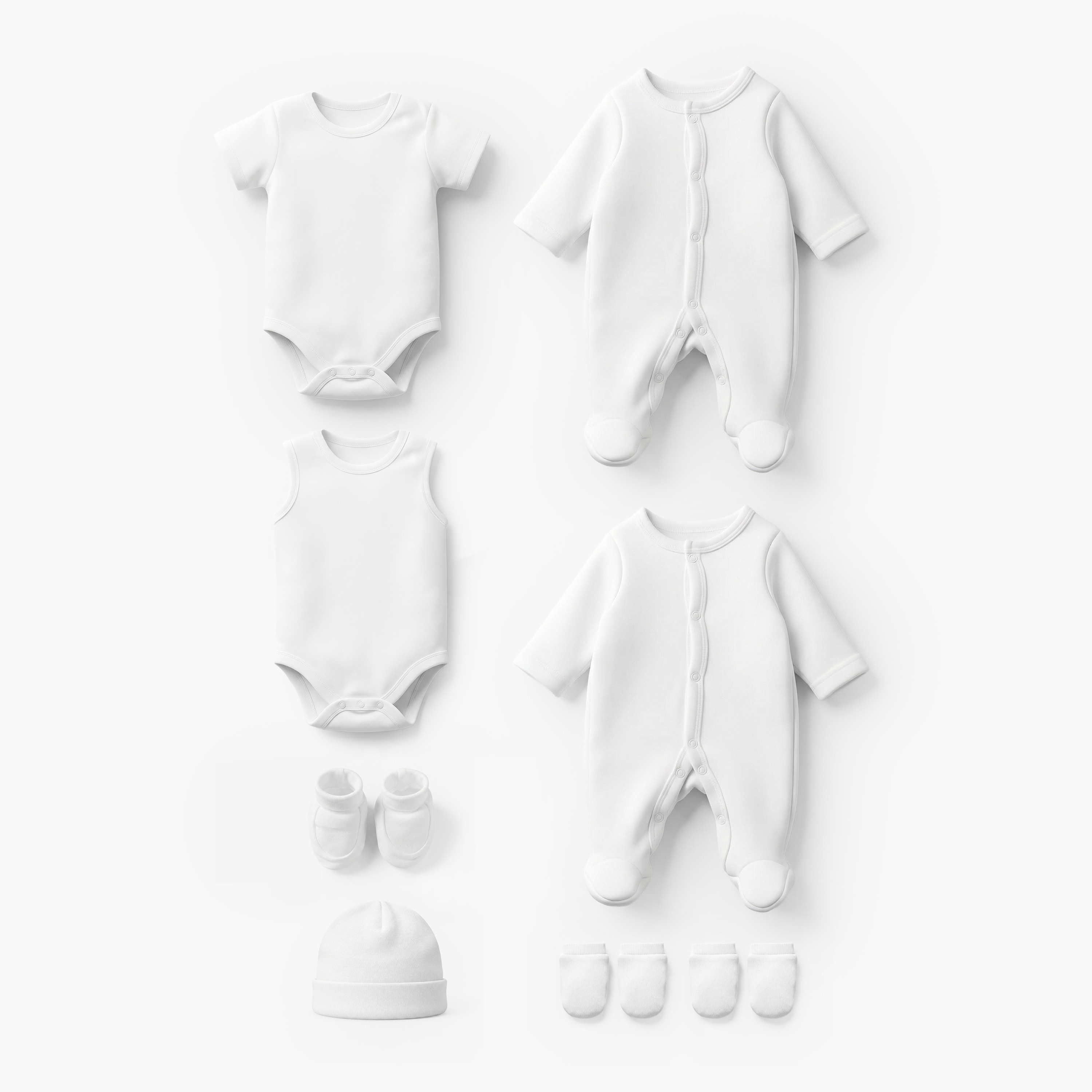 Set of 8 Juniors Clothing Gift Set with Snap Button Closure-baby-boys-clothing-setsandcoords-image-1