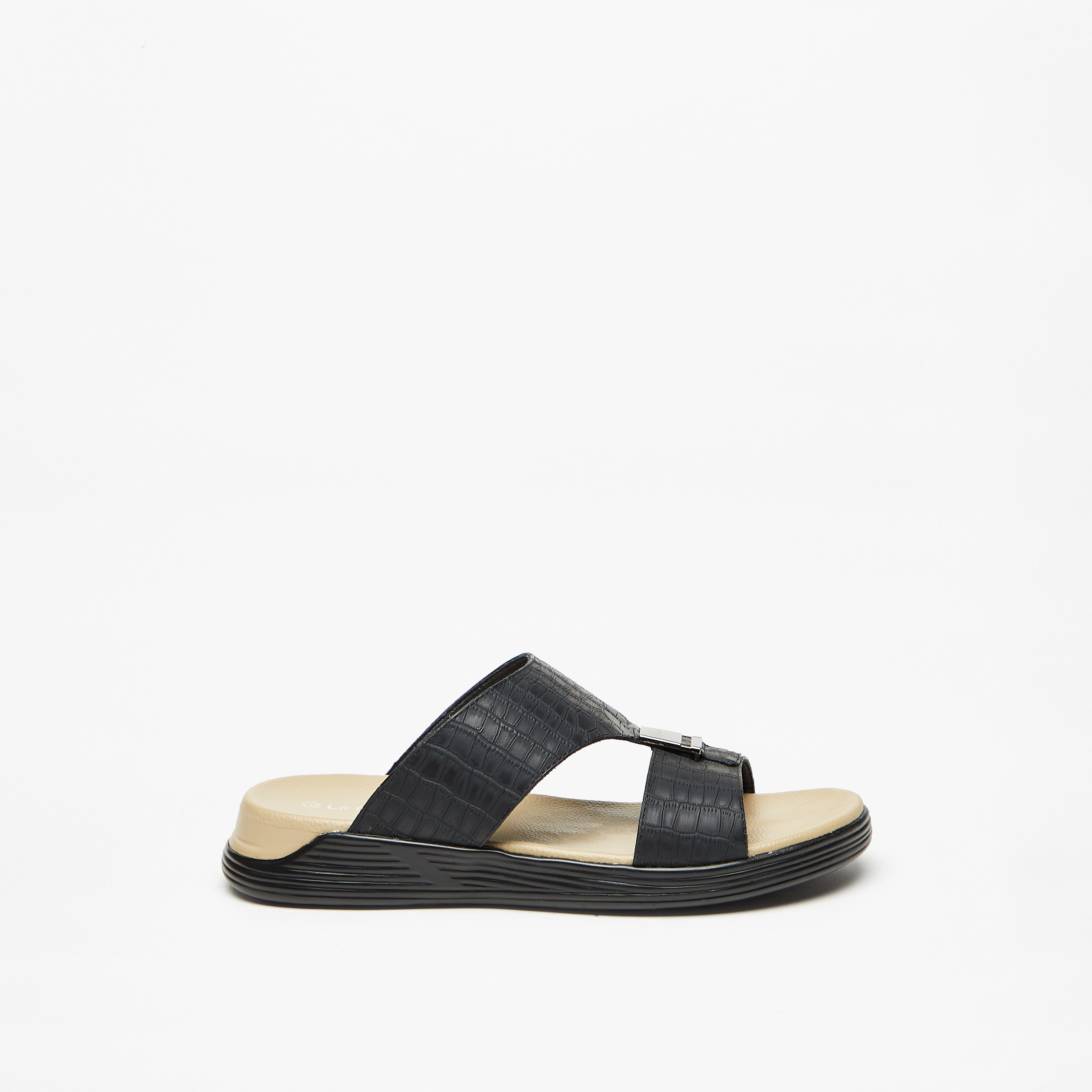 Le Confort Textured Slip-On Sandals-men-shoes-sandals-image-3