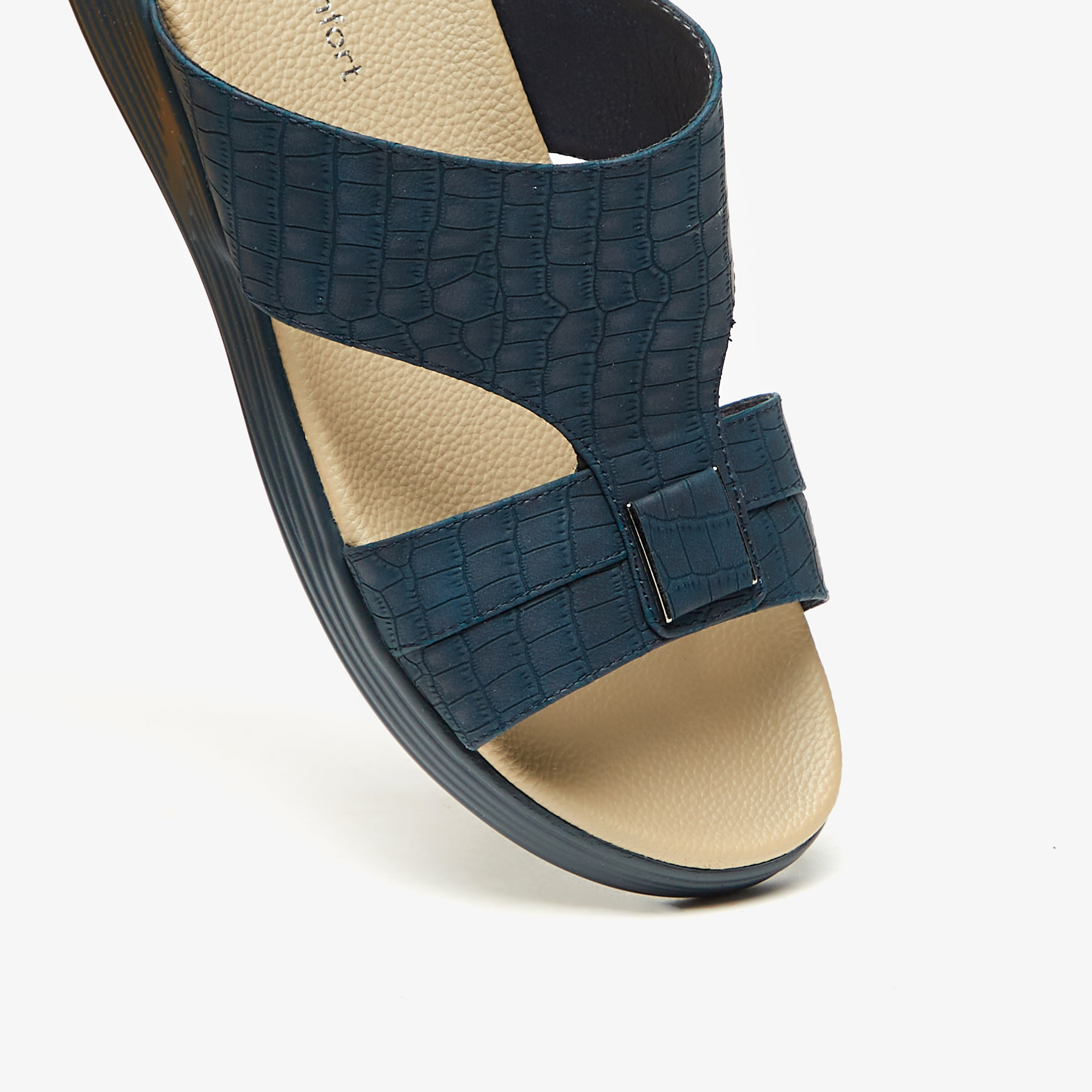 Le Confort Textured Slip-On Sandals-men-shoes-sandals-image-4