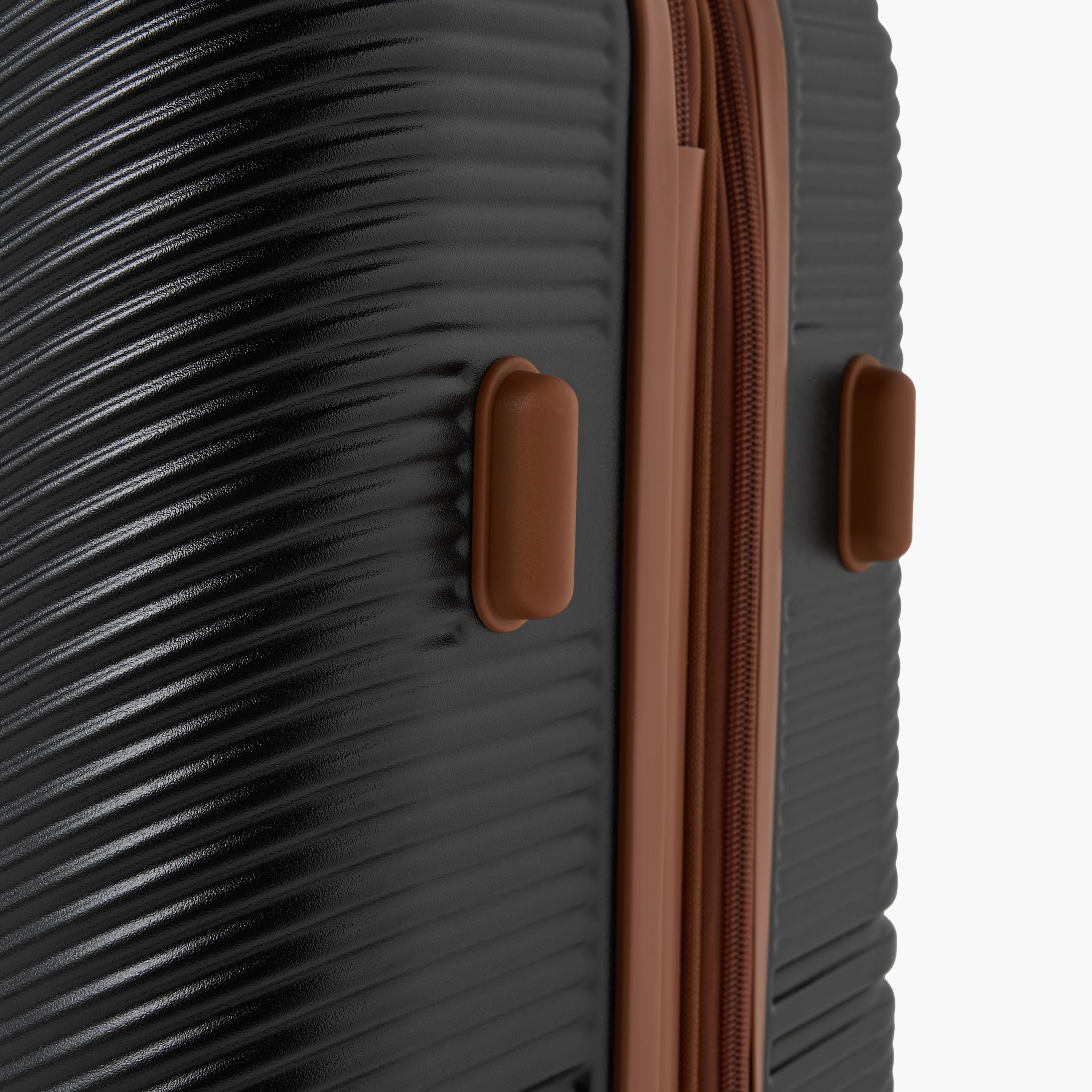 WAVE 3-Piece Textured Hardcase Luggage Trolley with Retractable Handle Set-travel-luggagesandbags-luggage-image-10