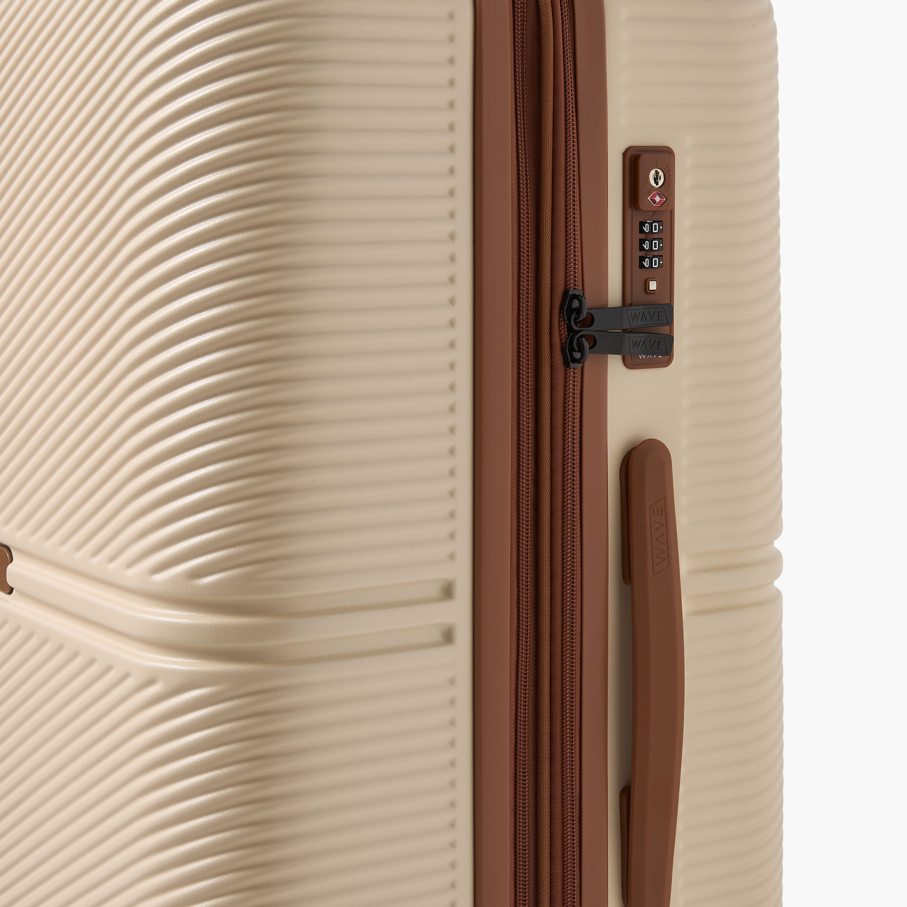 WAVE 3-Piece Textured Hardcase Luggage Trolley with Retractable Handle Set-travel-luggagesandbags-luggage-image-8