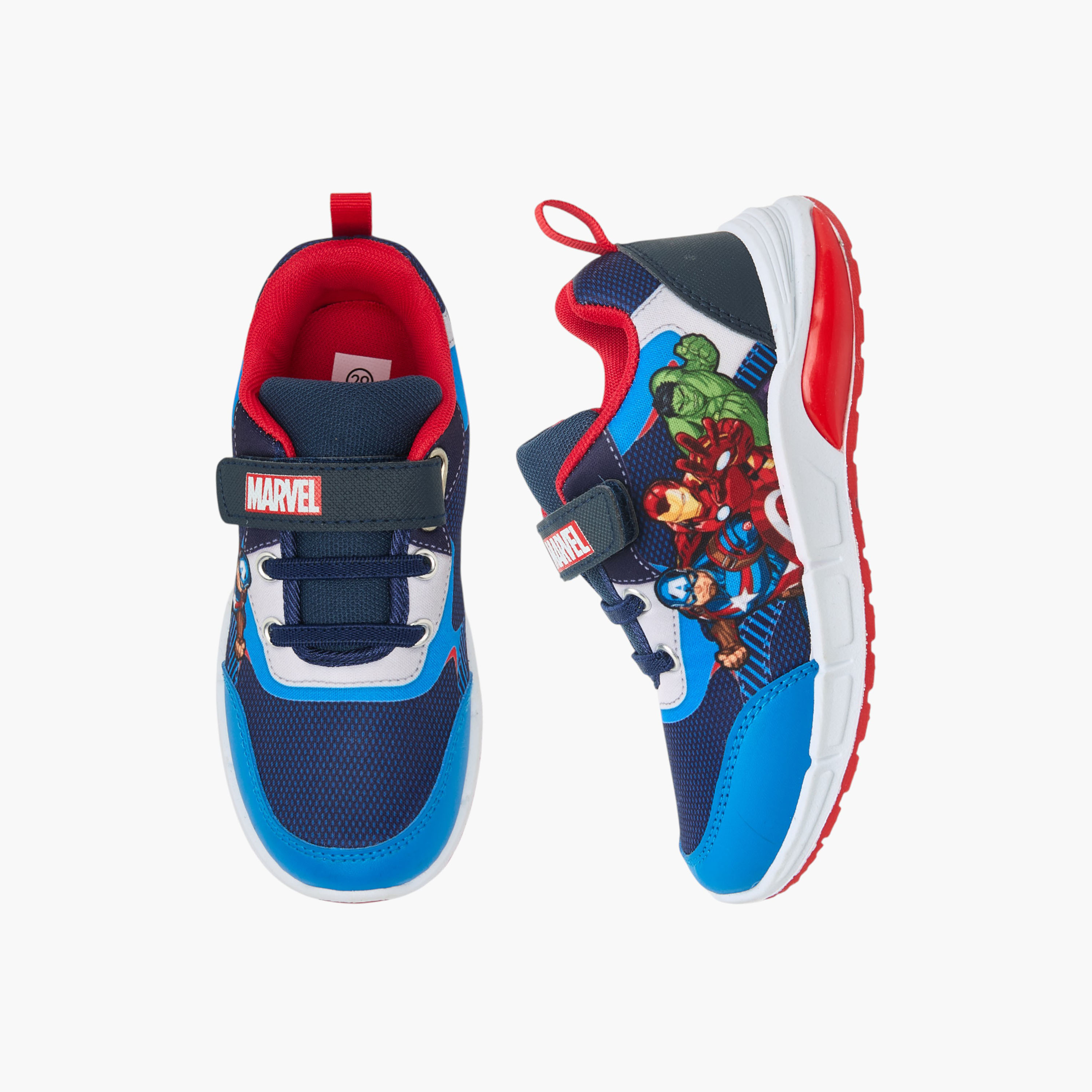 Marvel Boys Hook & Loop Ankle Sneakers-boys-shoes-sneakers-image-1