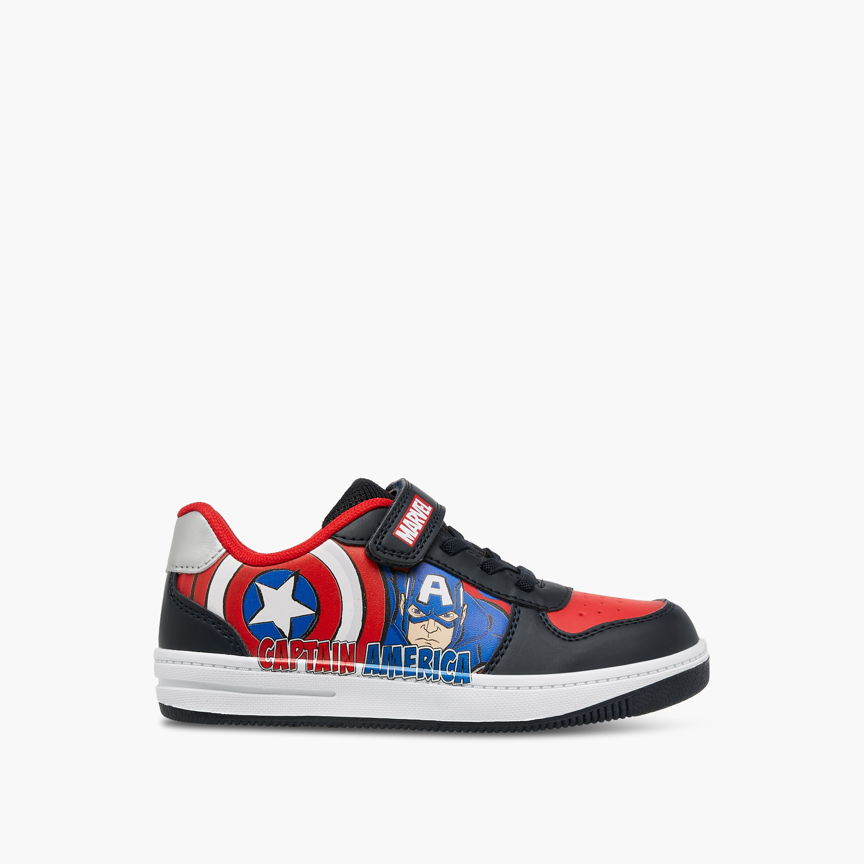 حذاء سنيكرز بشريط إغلاق لاصق وطبعات من مارفل-boys-shoes-sneakers-image-3