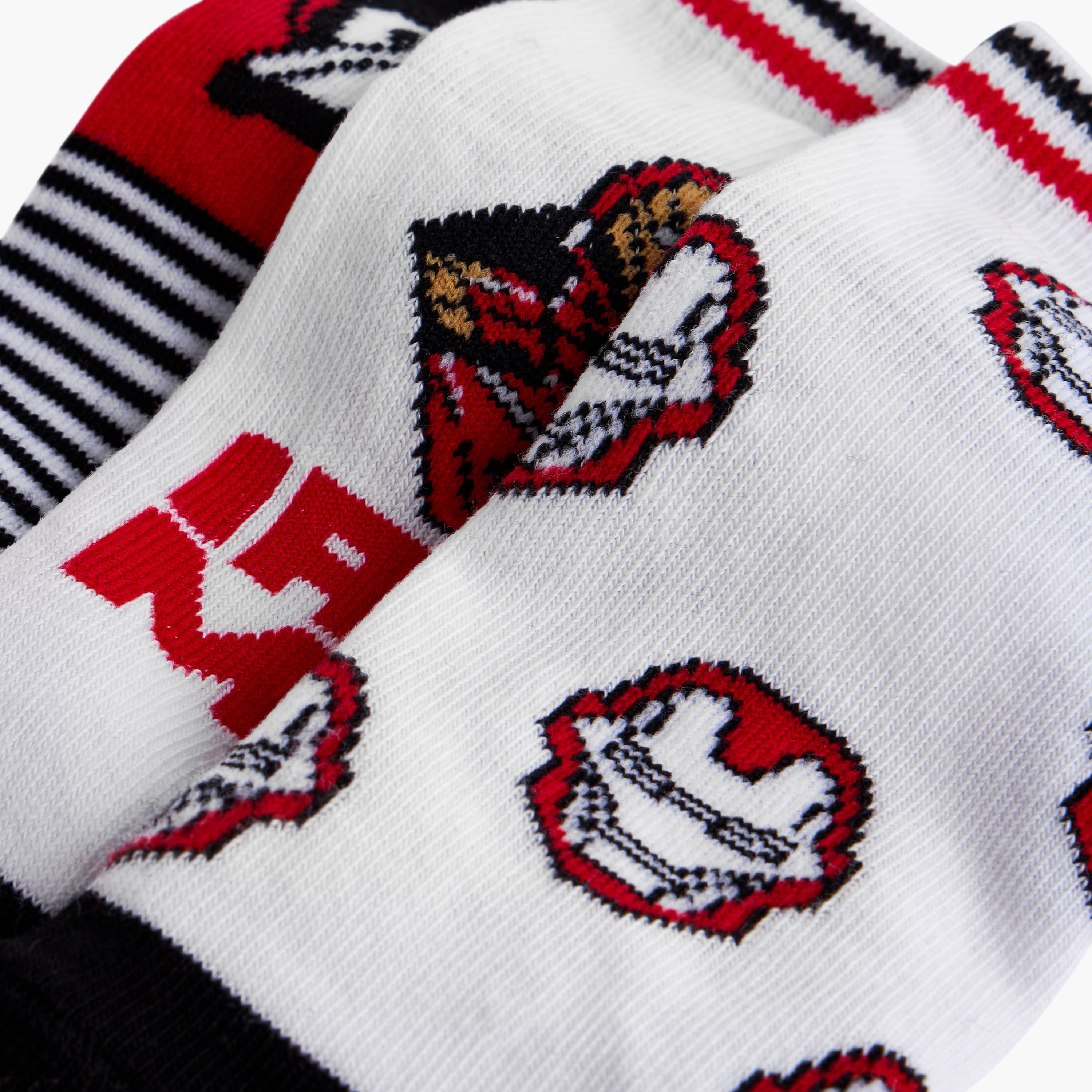 Marvel Printed Non Terry Ankle Length Socks - Set of 3-boys-accessories-socks-image-3