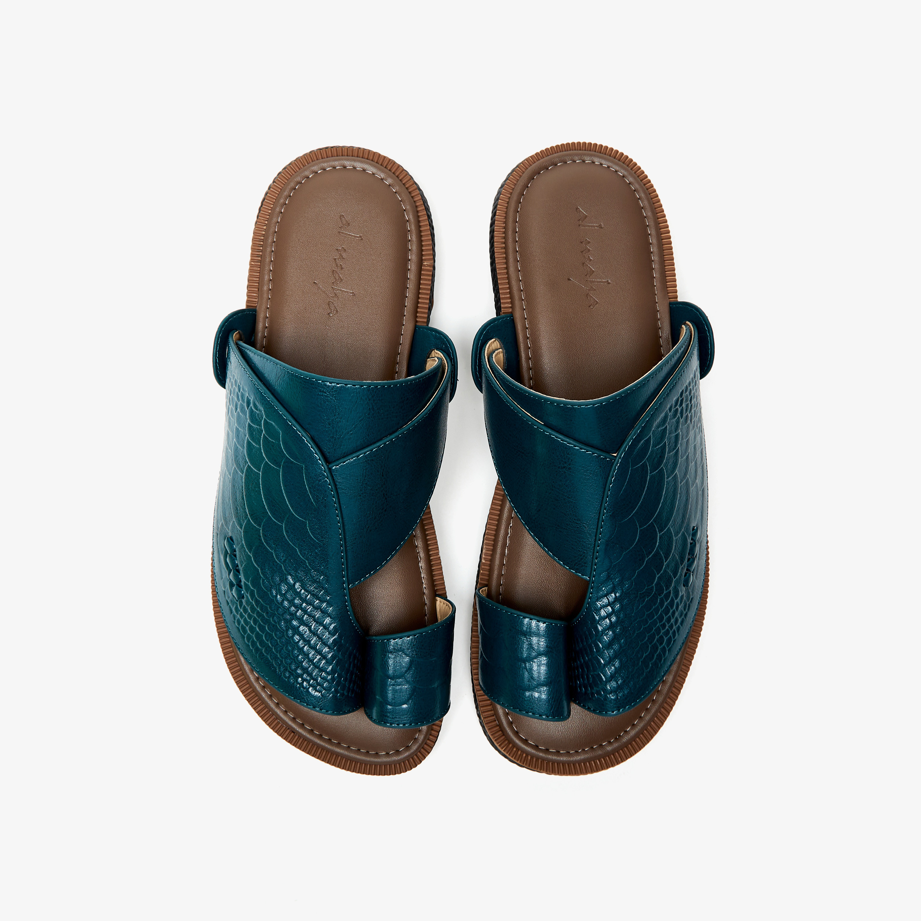 صندل عربي بارز الملمس وسهل الارتداء من الواحة-cpmen-footwear-sandals-image-1