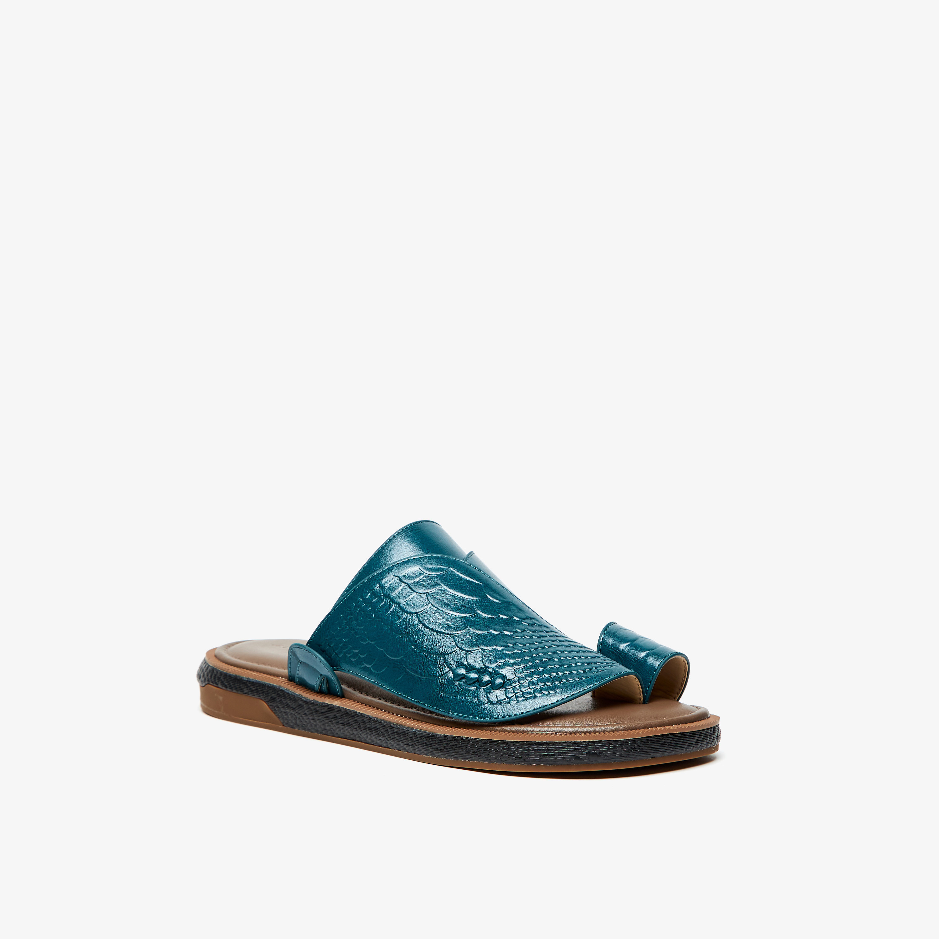 صندل عربي بارز الملمس وسهل الارتداء من الواحة-cpmen-footwear-sandals-image-2