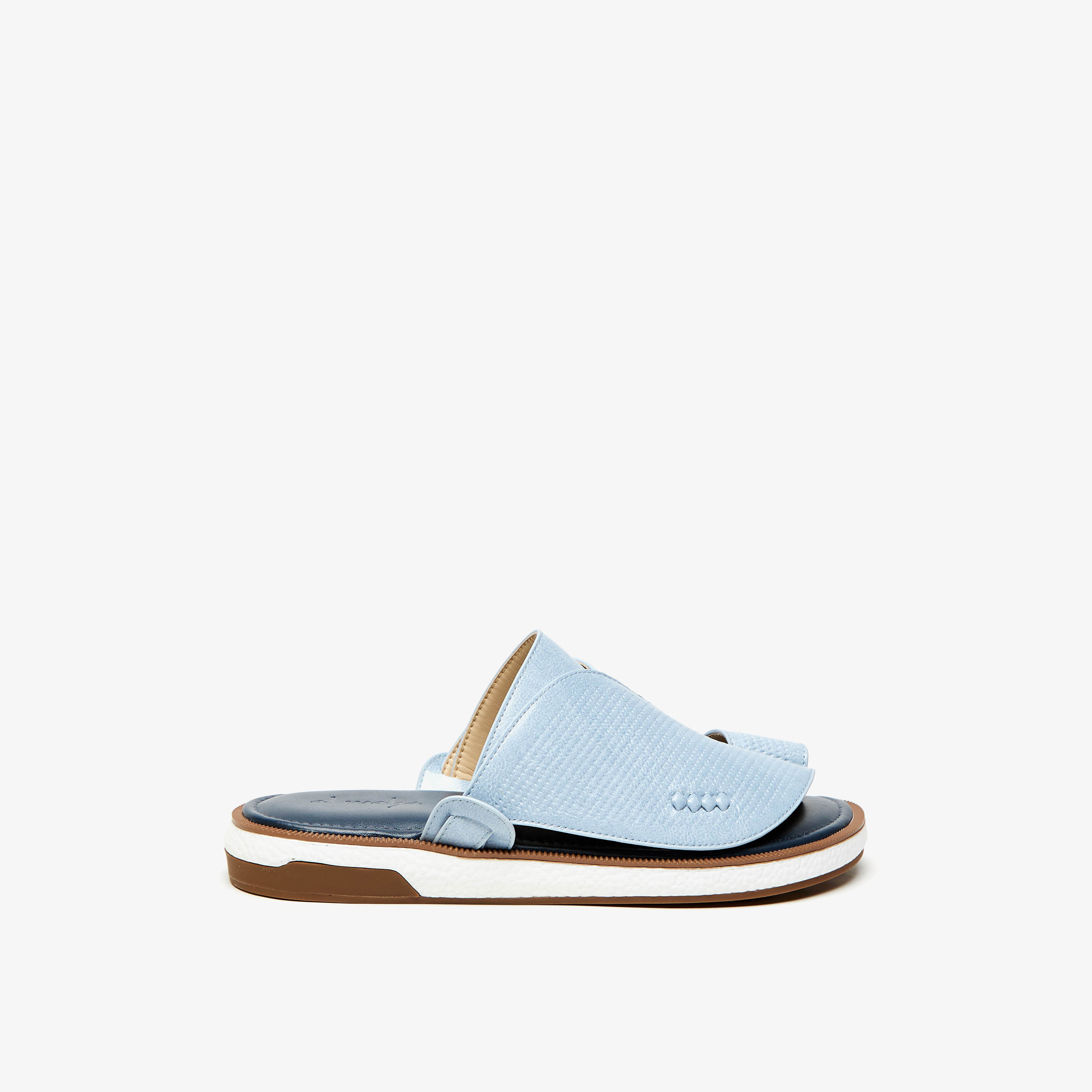 Al Waha Textured Slip-On Arabic Sandals-men-shoes-sandals-image-3