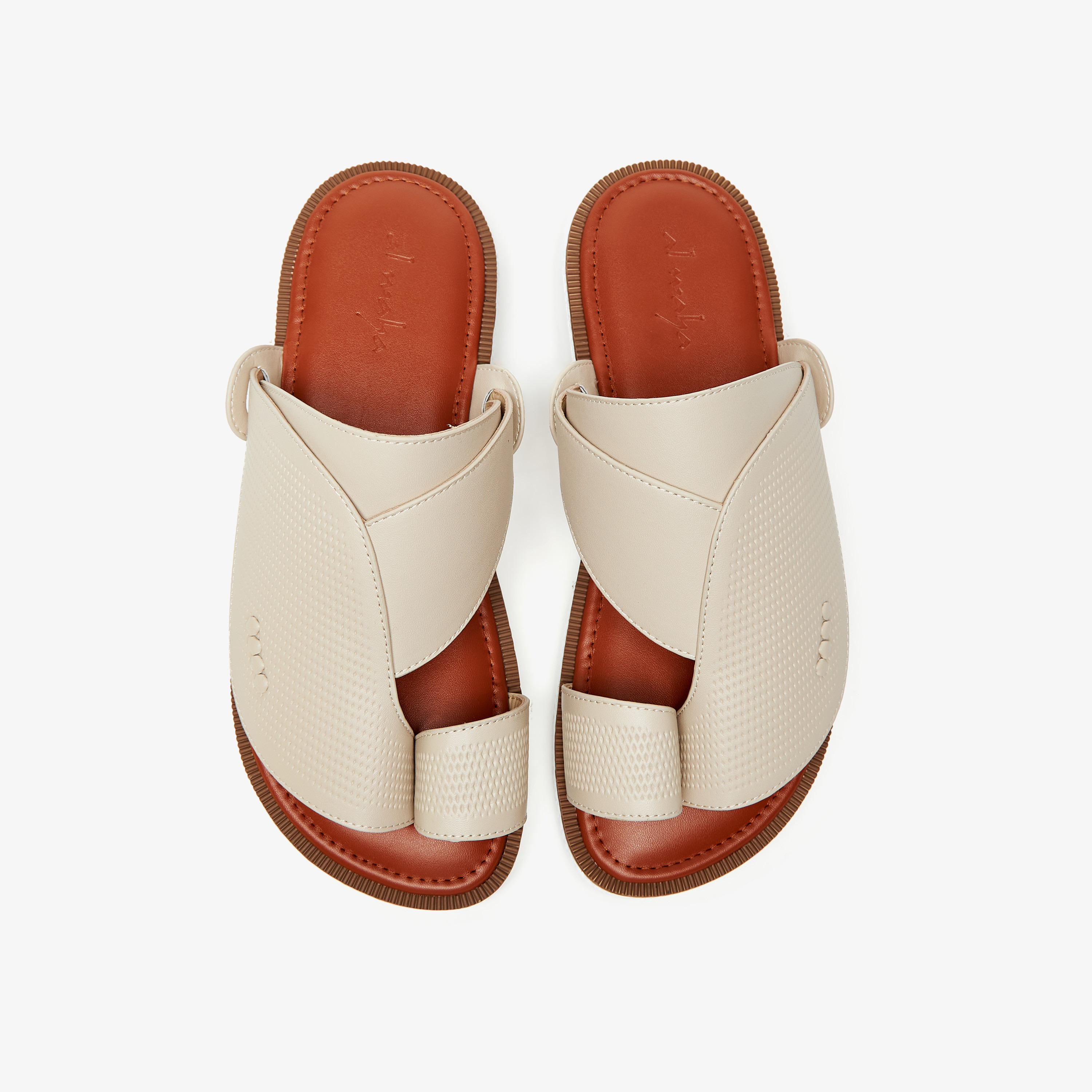 صندل عربي بارز الملمس وسهل الارتداء من الواحة-men-shoes-sandals-image-1
