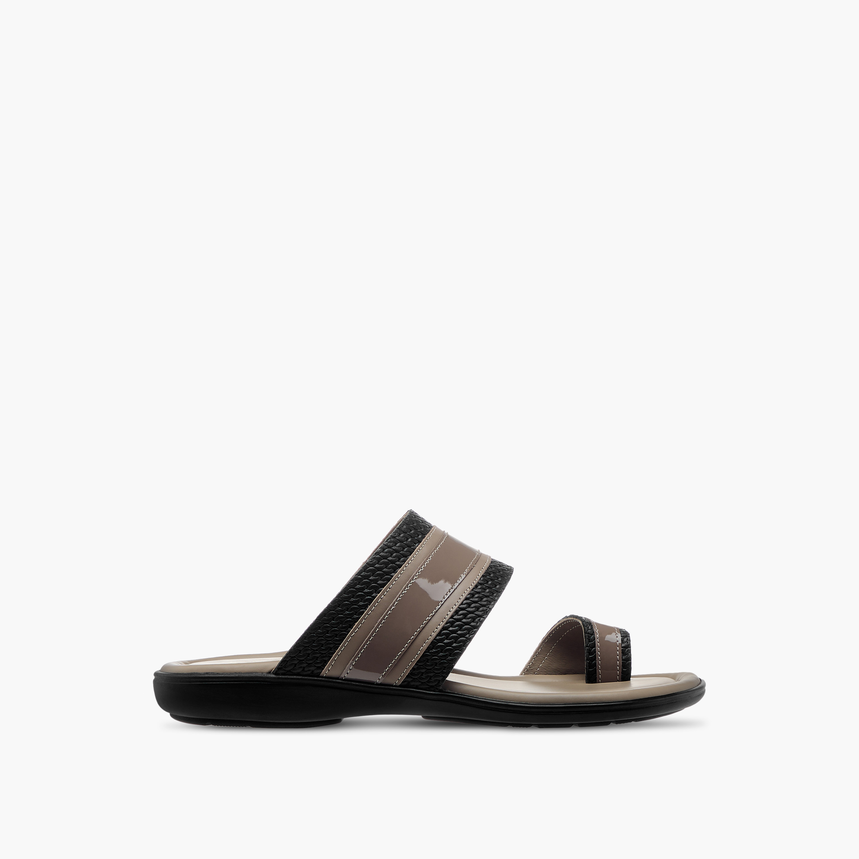 صندل عربي سهل الارتداء بارز الملمس بإصبع من الواحة-men-shoes-sandals-image-2