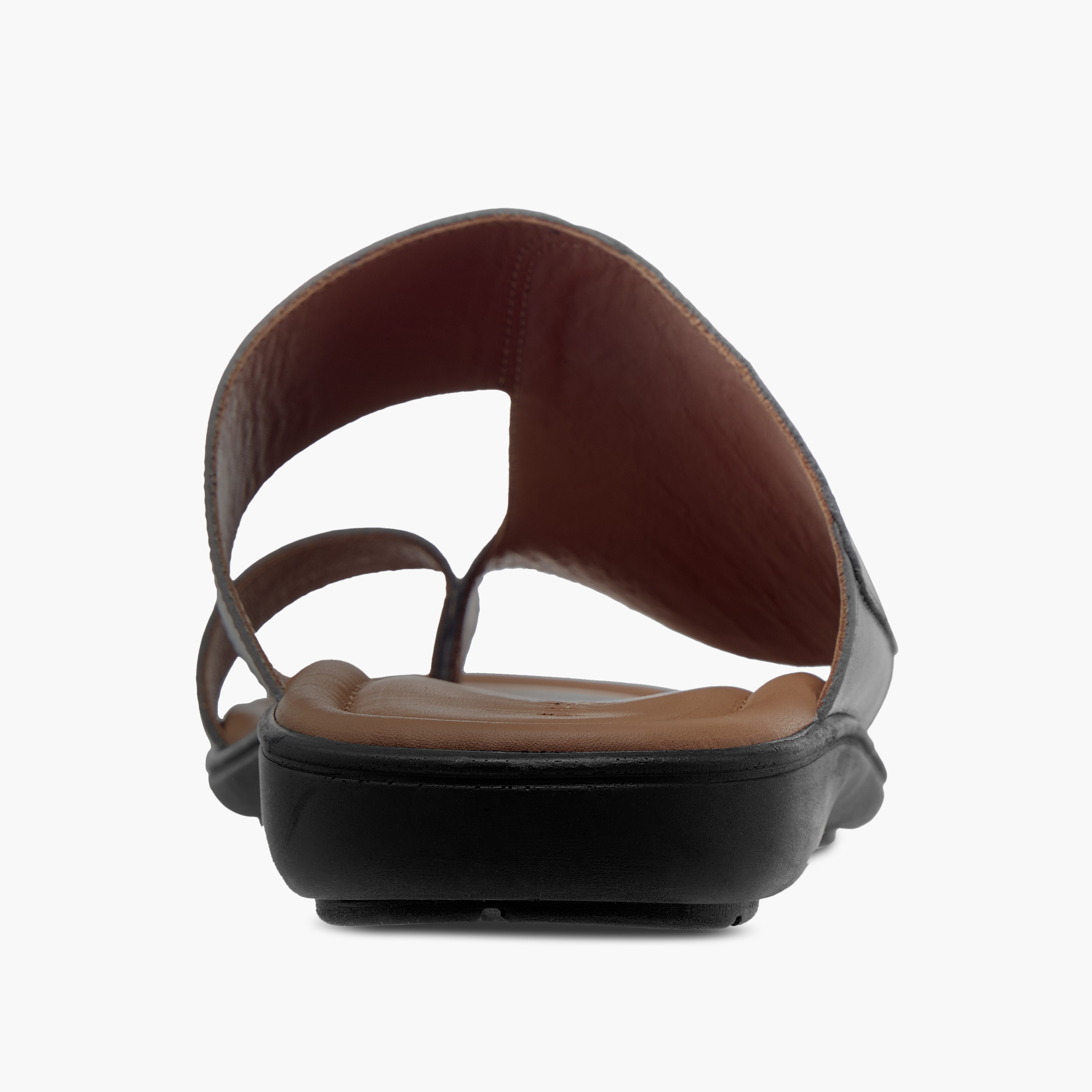 Al Waha Textured Slip-On Arabic Sandals with Toe Loop Detail-men-shoes-sandals-image-4