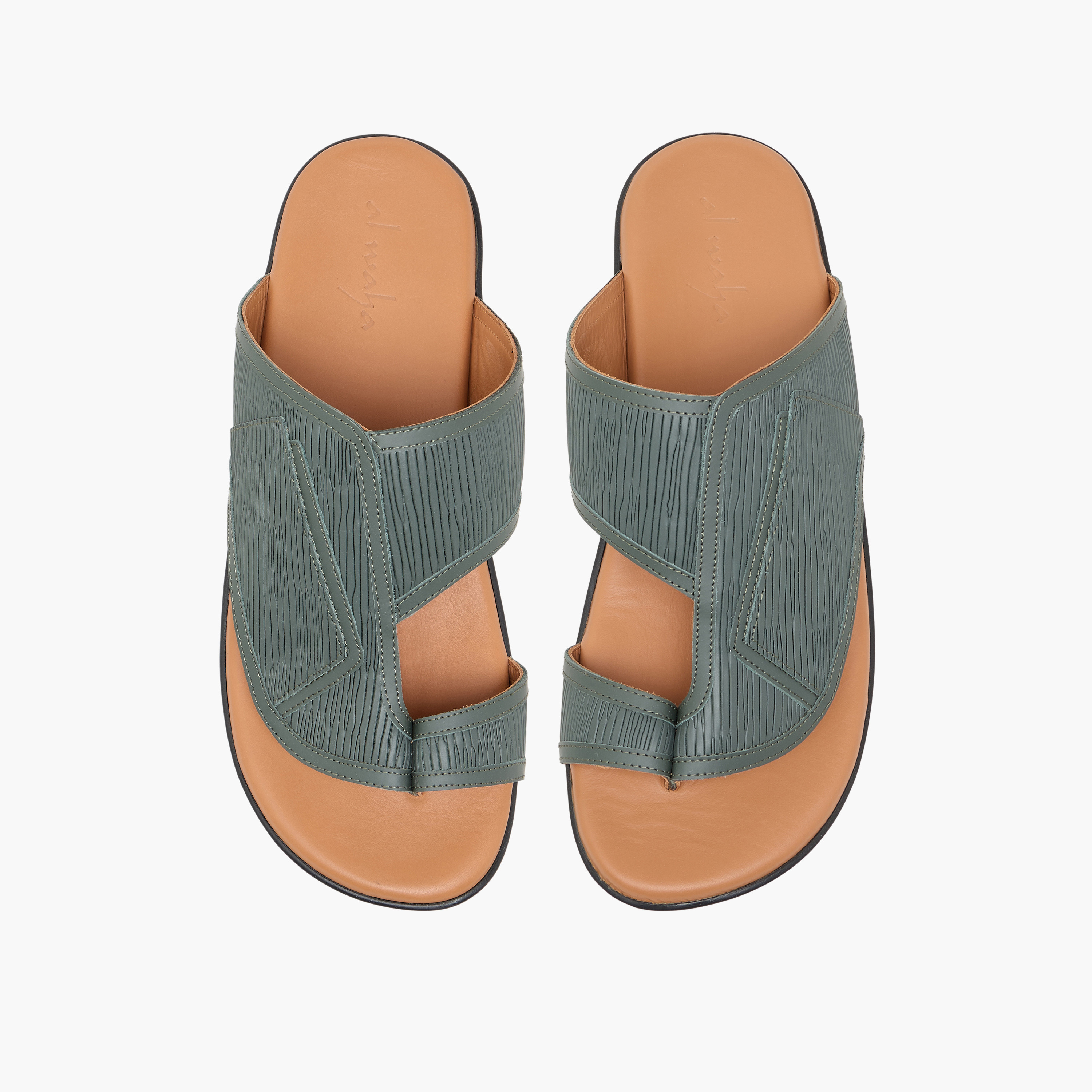 صندل عربي بارز الملمس للرجال من الواحة-men-shoes-sandals-image-1