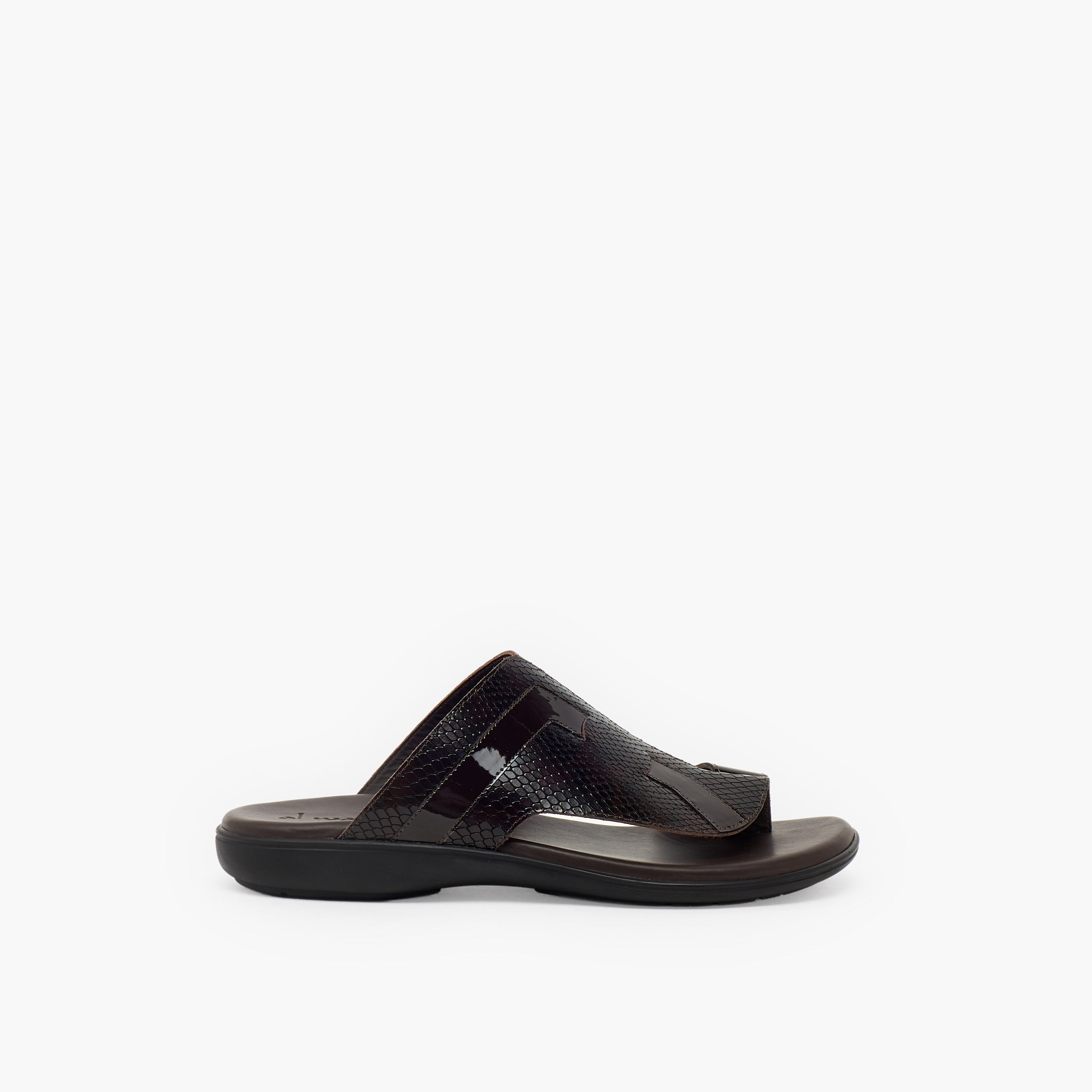 Al Waha Men Slip-On Leather Arabic Sandals-men-shoes-sandals-image-3