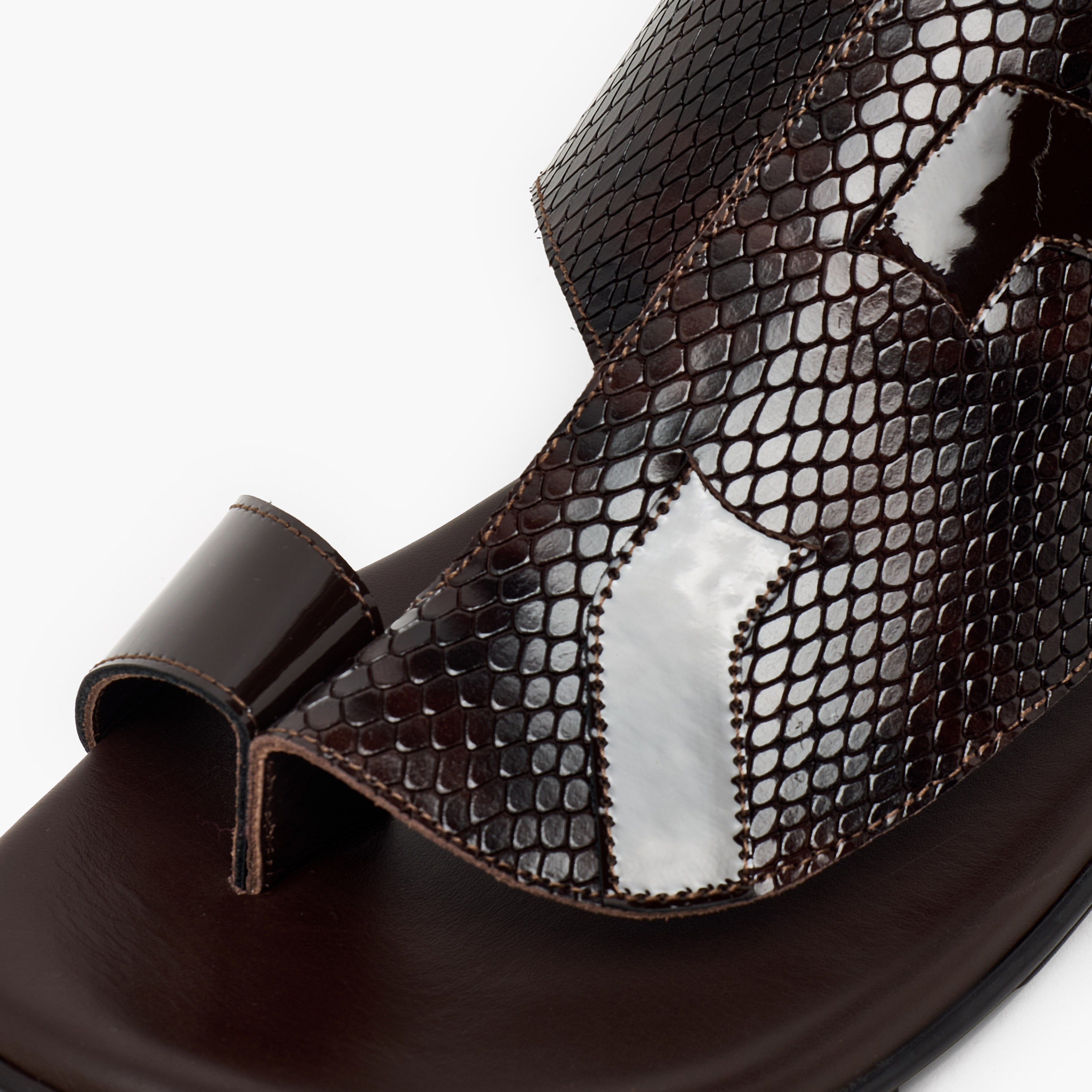 Al Waha Men Slip-On Leather Arabic Sandals-men-shoes-sandals-image-4