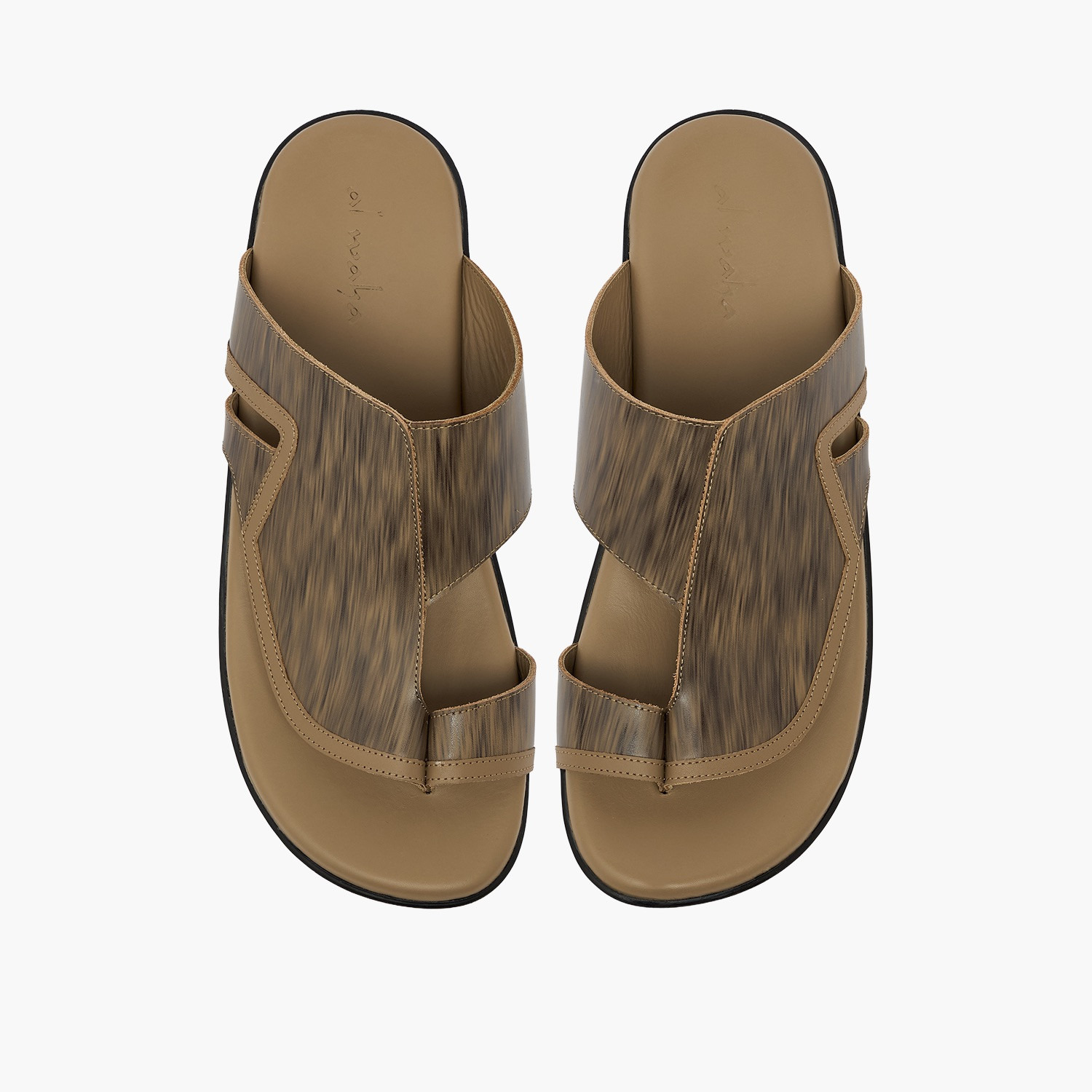 Al Waha Men Leather Arabic Sandals-men-shoes-sandals-image-1