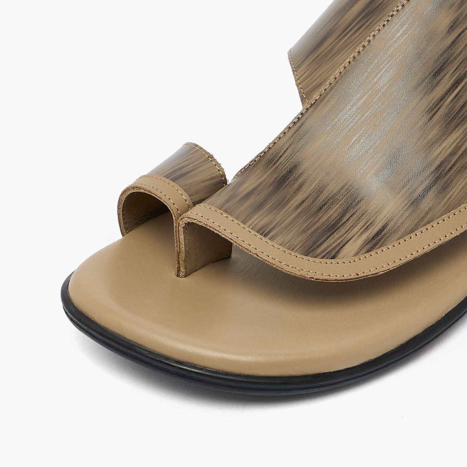 Al Waha Men Leather Arabic Sandals-men-shoes-sandals-image-4