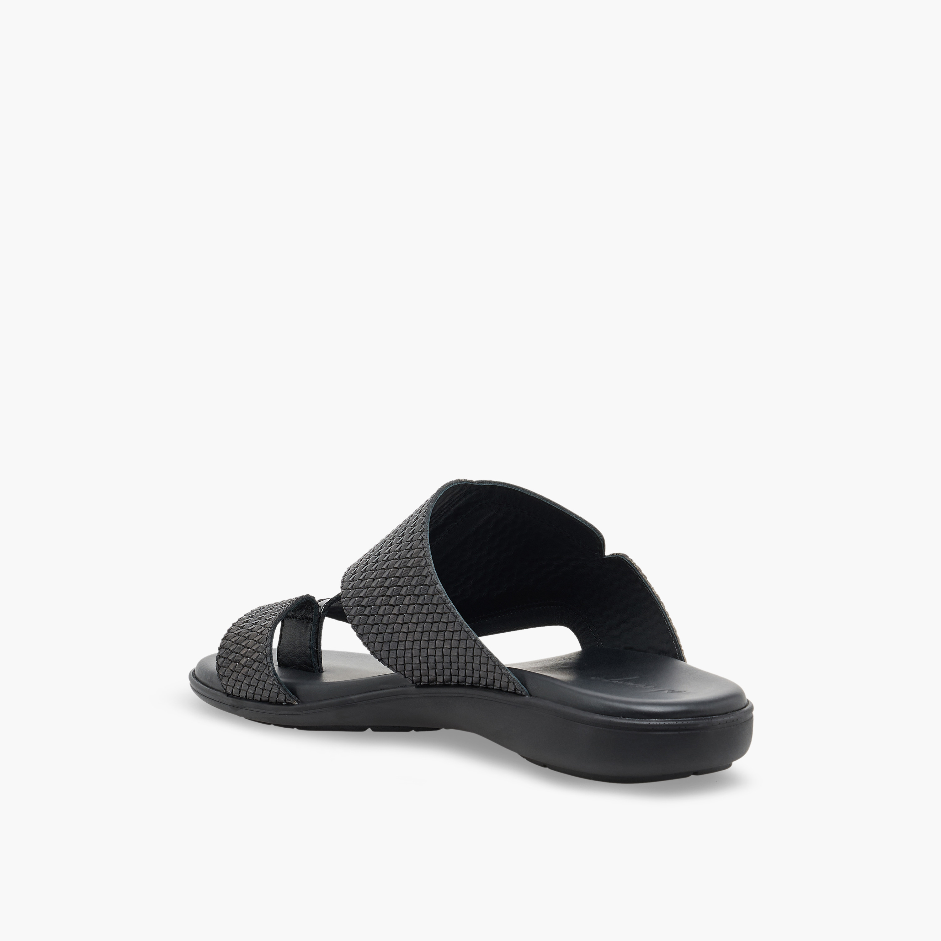 Al Waha Men Textured Leather Arabic Sandals-men-shoes-sandals-image-5