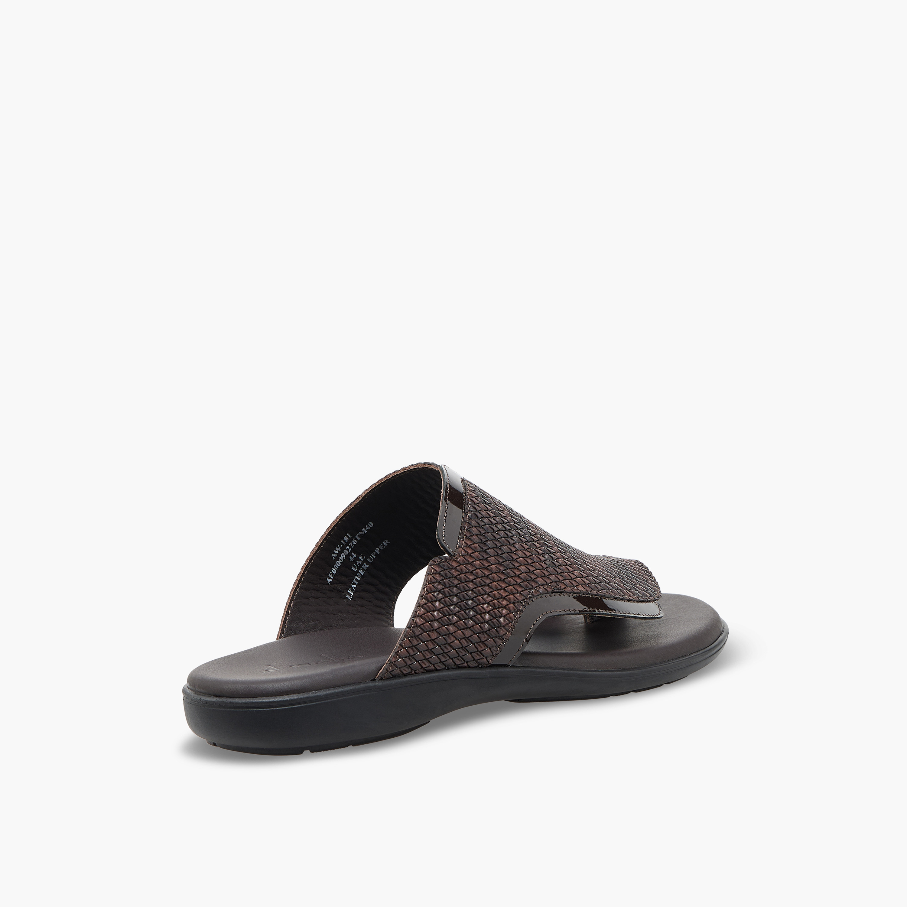 Al Waha Men Textured Leather Arabic Sandals-men-shoes-sandals-image-6
