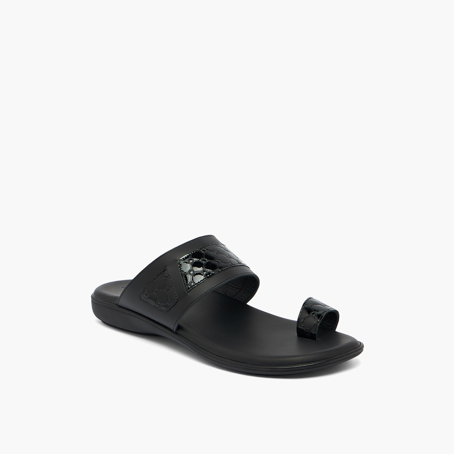 صندل عربي جلد بارز الملمس للرجال من الواحة-men-shoes-sandals-image-2